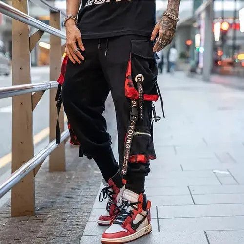 Japanese Brand × Vintage Men's Cargo Pants Casual Hip Hop Size US 32 / EU 48 - 4 Thumbnail