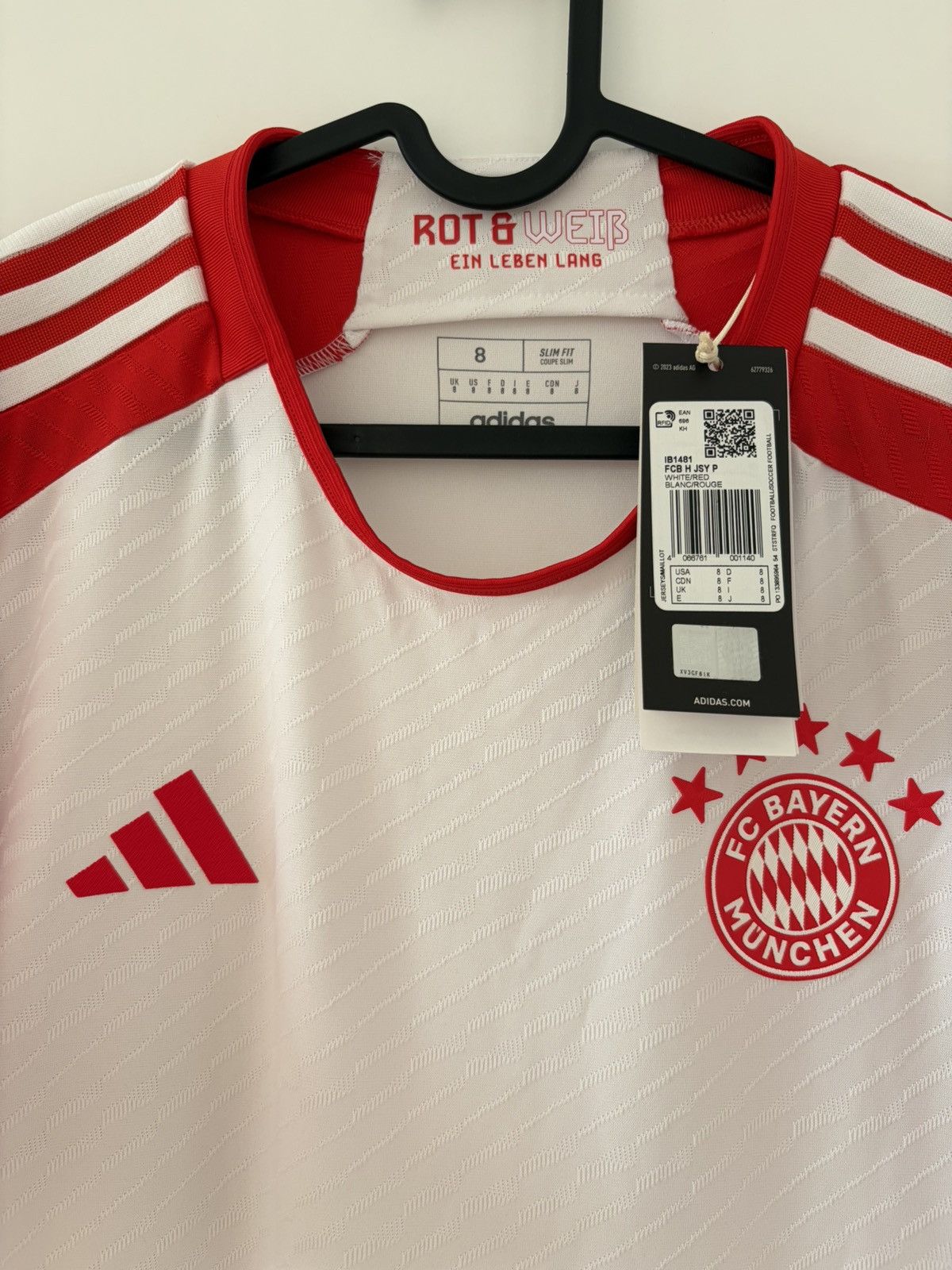 Bayern Munchen adidas 2023/2024 domowa wersja zawodnicza — zdjęcie 2
