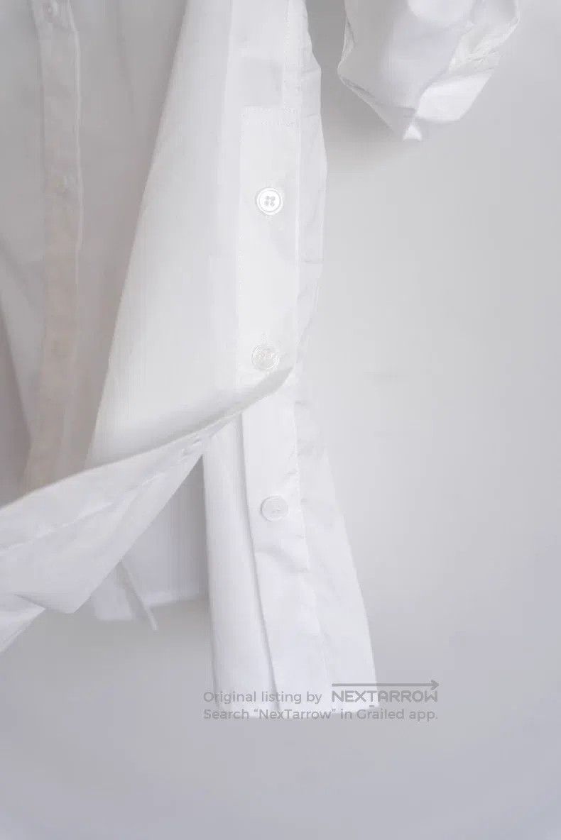 Yohji Yamamoto YOHJI YAMAMOTO Detachable Collar White Shirt Size US L / EU 52-54 / 3 - 6 Thumbnail