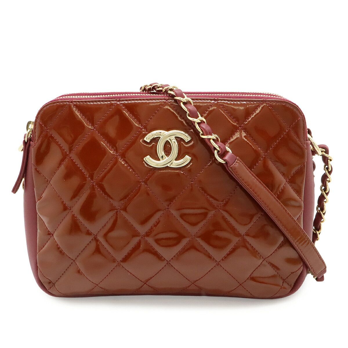 Chanel Chanel Chanel Matelasse Patent Leather Shoulder Bag Plastic / Synthetic Shoulder Bag DUTY FREE for USA Size ONE SIZE - 1 Thumbnail