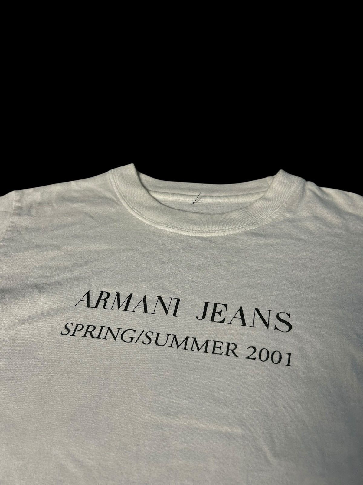 Armani Armani Tshirt SS2001 Size US S / EU 44-46 / 1 - 3 Thumbnail