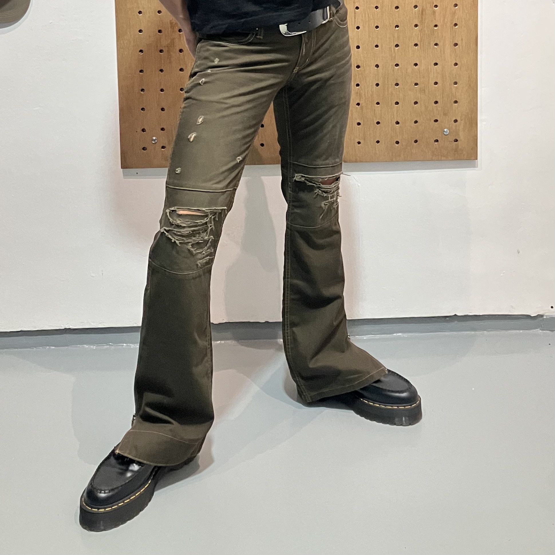 If Six Was Nine Colors by Style japan brand vkei style distressed jeans Size US 34 / EU 50 - 1 Thumbnail