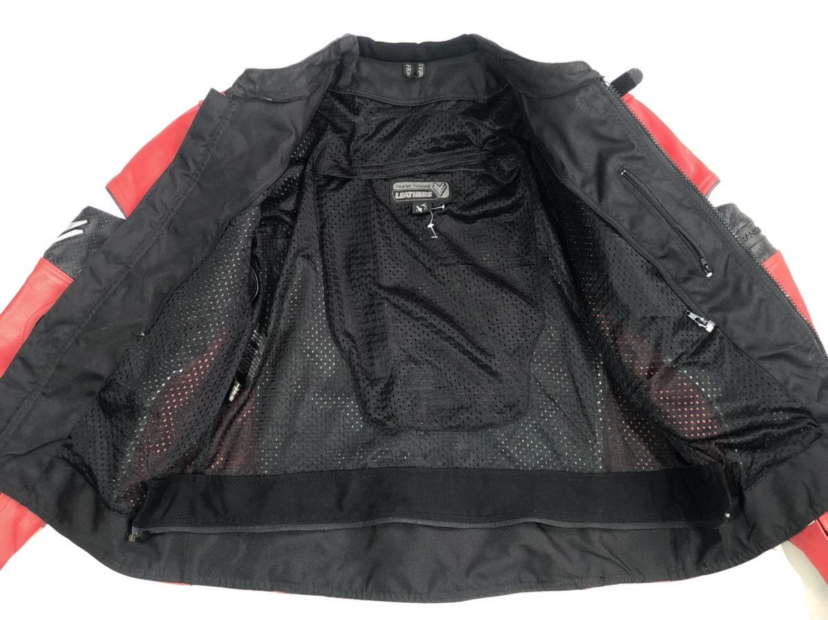 Ferrari × Honda × Yamaha Frank Thomas Motorcycle Leather Jacket Racing Size US L / EU 52-54 / 3 - 18 Thumbnail