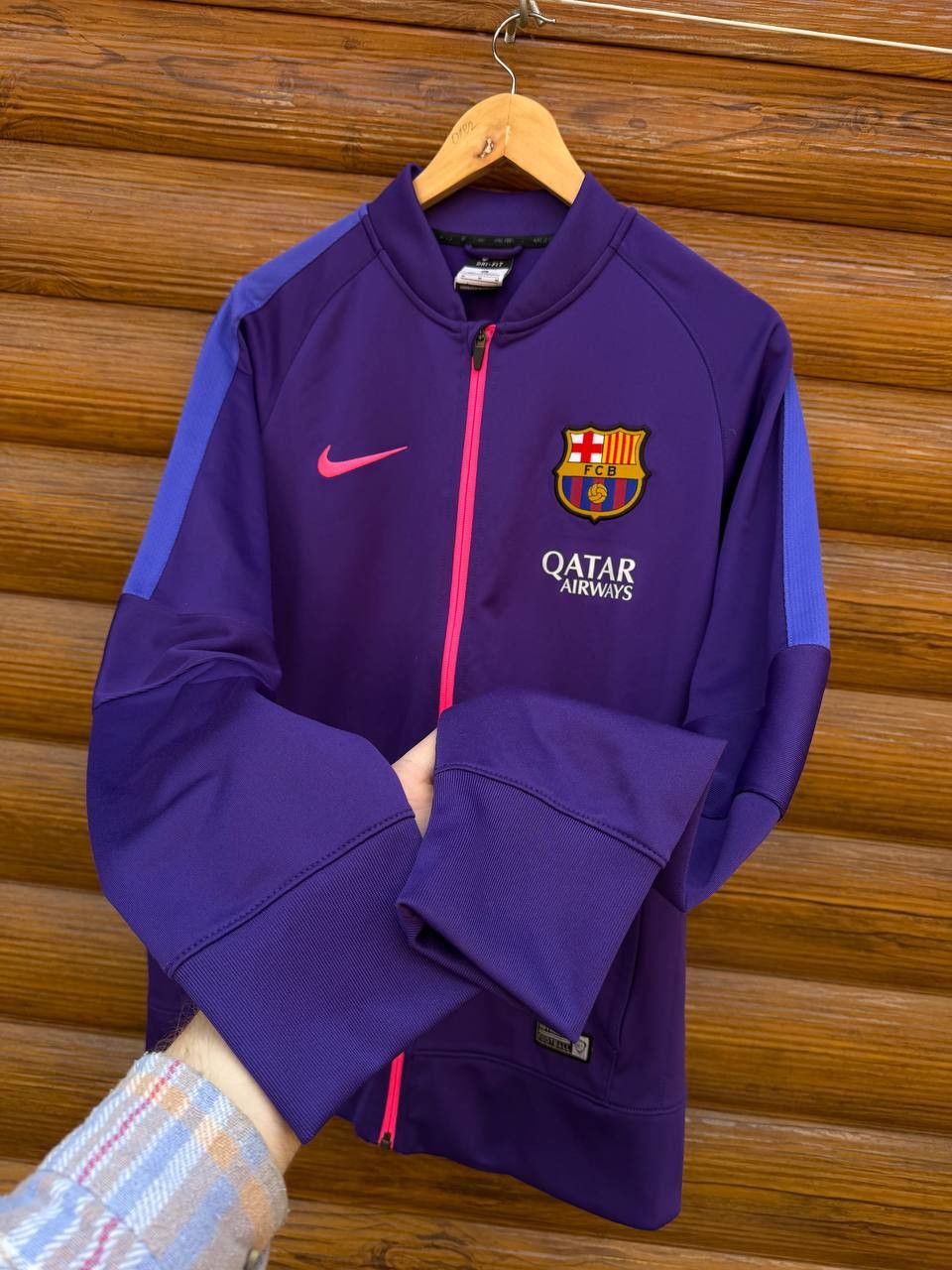 Nike BARCELONA FOOTBALL JACKET NIKE TRACK TOP JERSEY SIZE M Size US M / EU 48-50 / 2 - 4 Thumbnail