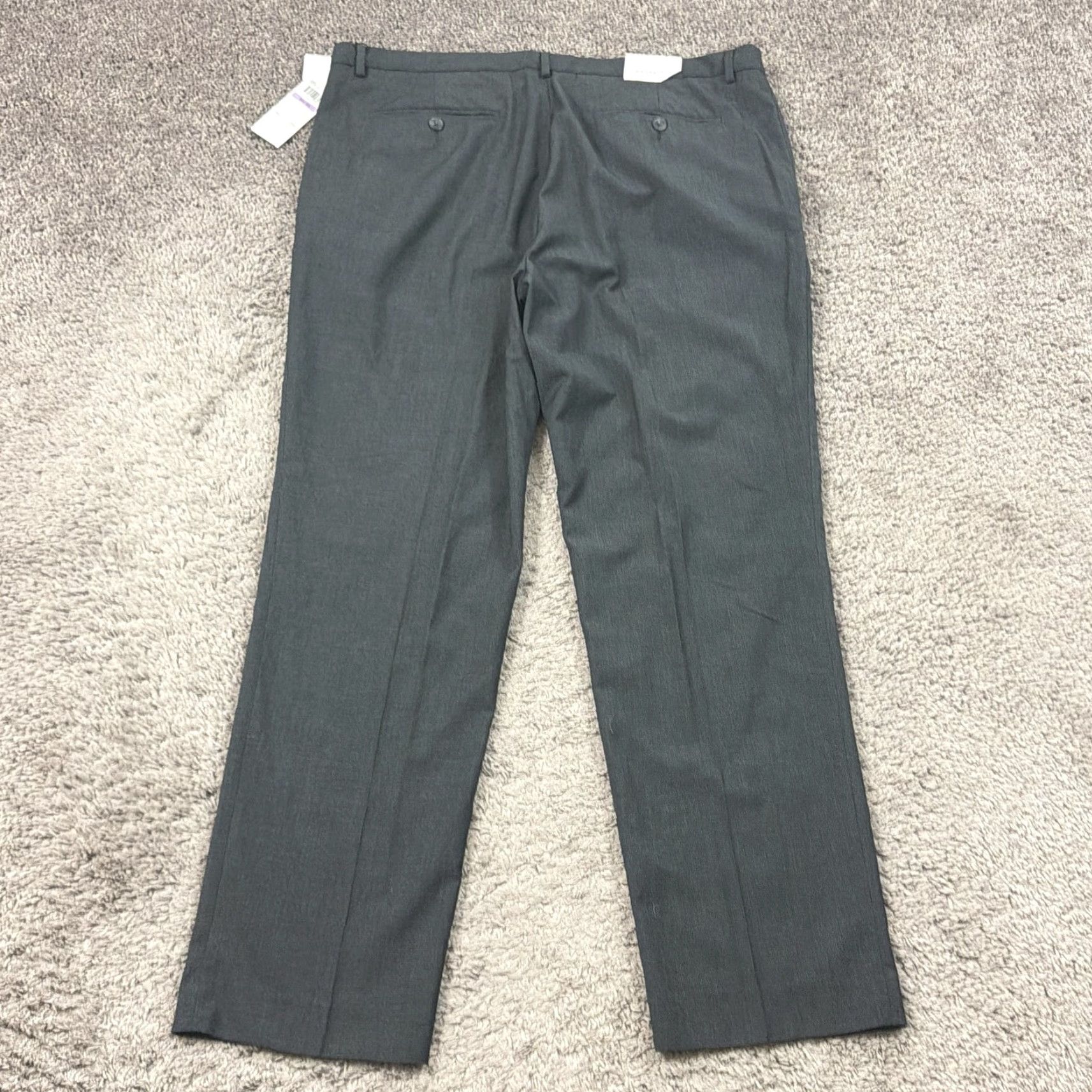 Calvin Klein Calvin Klein Pants 38x30 Gray Dress Pants Straight Pockets Casual Classic Modern Mens Size US 38 / EU 54 - 7 Thumbnail