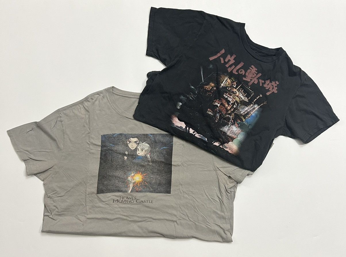 Anime Lot of 2 Studio Ghibli Howl's Moving Castle Promo T-shirt Size US XL / EU 56 / 4 - 1 Thumbnail