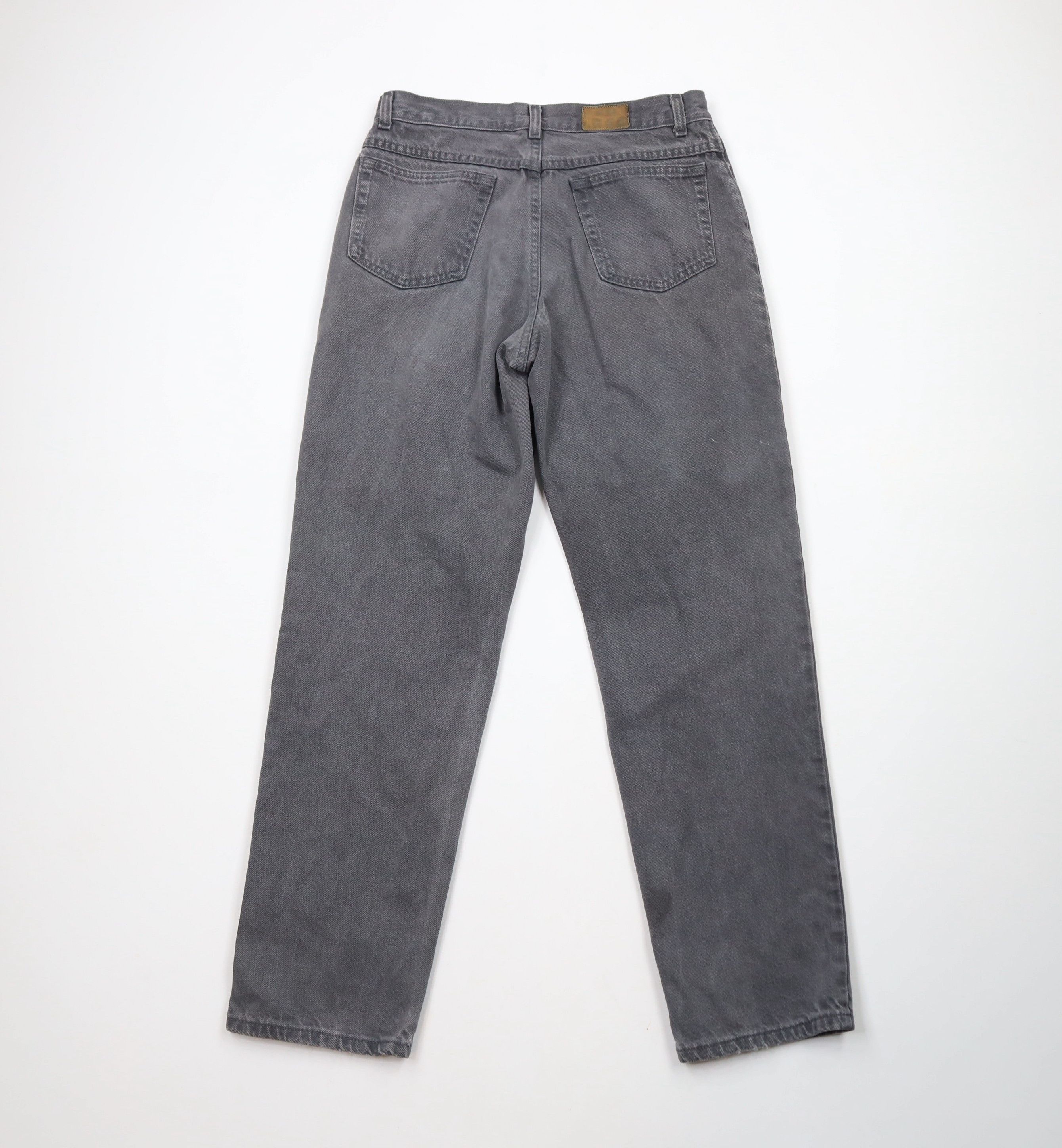 L.L. Bean × Vintage Vintage 90s LL Bean Straight Leg Denim Jeans Gray Cotton USA Size US 30 / EU 46 - 9 Thumbnail
