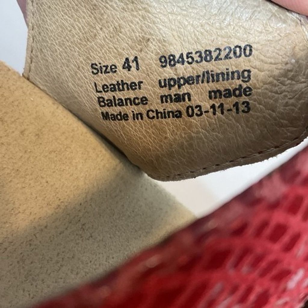 Dansko Dansko BalanceSnake Leather Platform Sandals Women 41/US9.5M Size US 11 / IT 41 - 2 Thumbnail