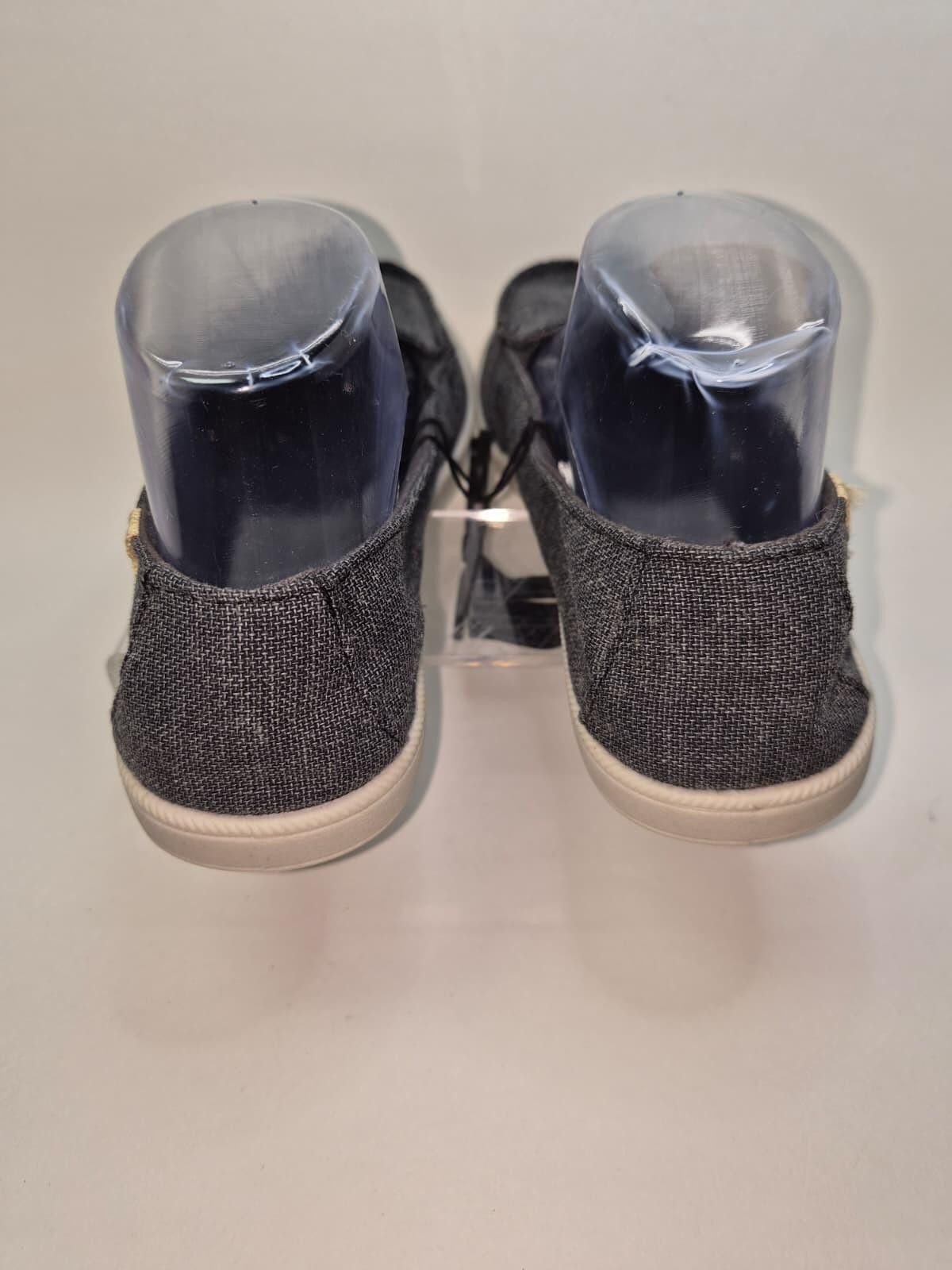 Other Time and True Women’s Size 8 Gray Canvas Slip-On Loafers NWT Size US 8 / IT 38 - 3 Thumbnail