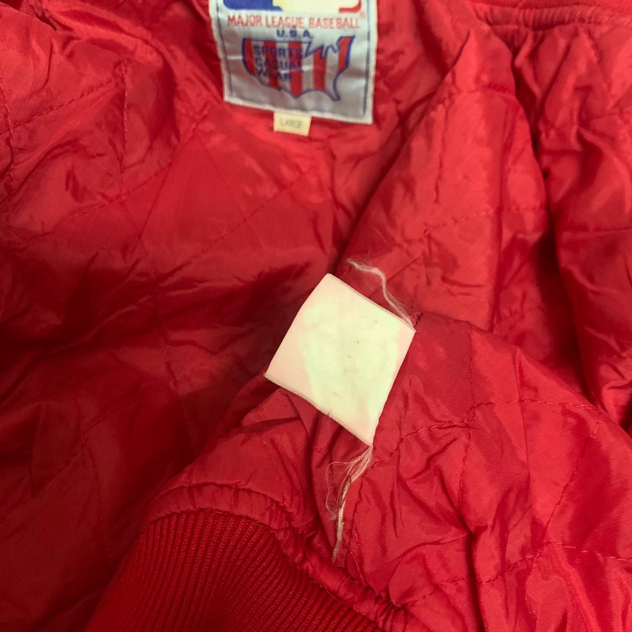 MLB MLB New York Yankees Big Logo Red Stadium Jacket #4618-168 Size US L / EU 52-54 / 3 - 14 Thumbnail