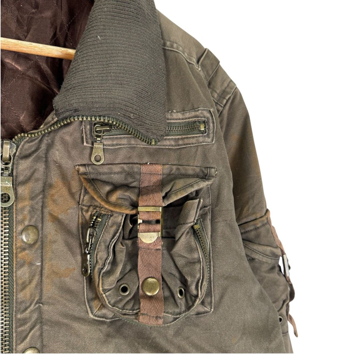 If Six Was Nine ❄️DRAXY MILITARY BONDAGE POCKET JACKET Size US L / EU 52-54 / 3 - 5 Thumbnail