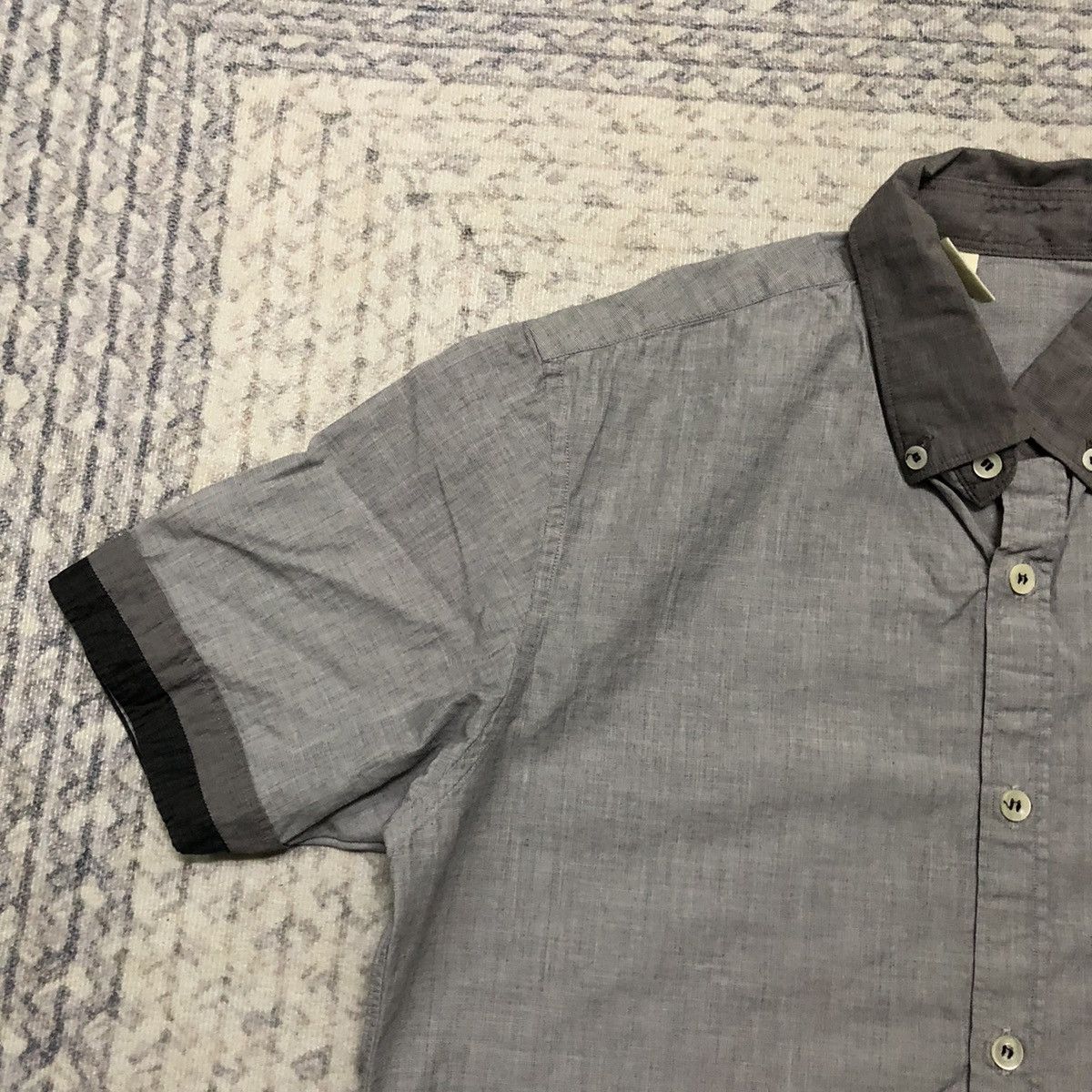 Japanese Brand × N.Hoolywood × Vintage Rare Distressed N. Hollywood Button Up Shirt Size US XS / EU 42 / 0 - 4 Thumbnail