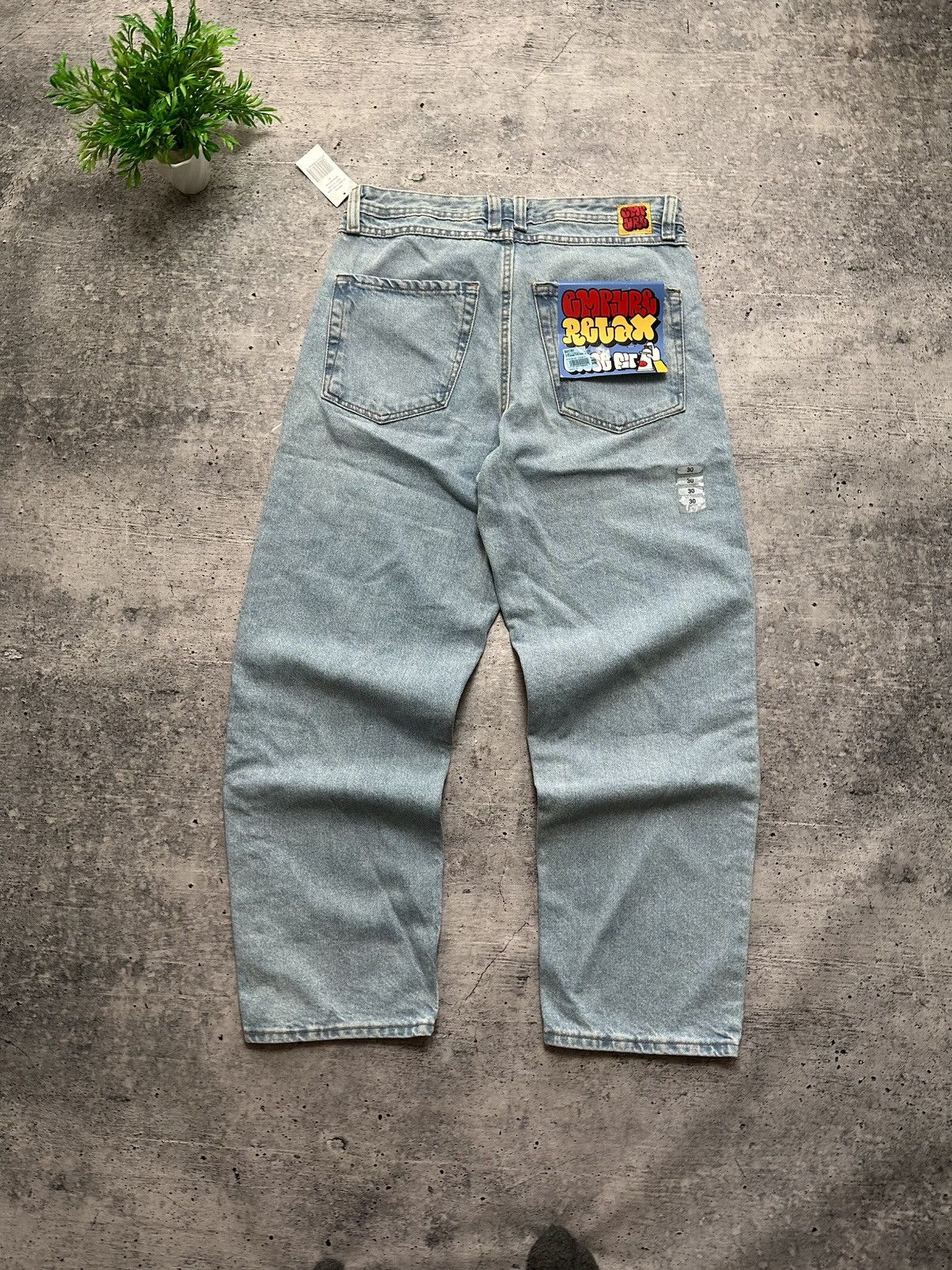 Empyre Empyre Polar Sk8 Loose Fit Y2K Casual Hip-Hop Rap Jeans Size US 30 / EU 46 - 1 Thumbnail