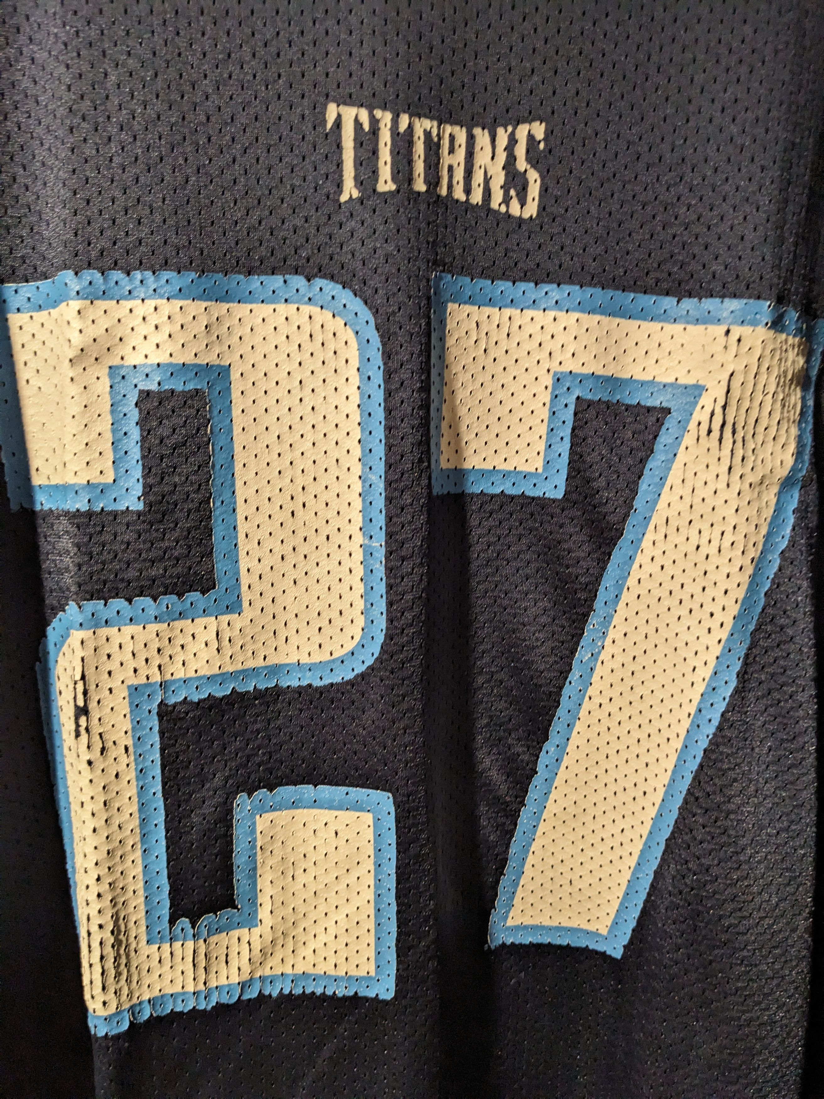 NFL Vintage Tennessee Titans Eddie George NFL Football Jersey Size US XXL / EU 58 / 5 - 8 Thumbnail