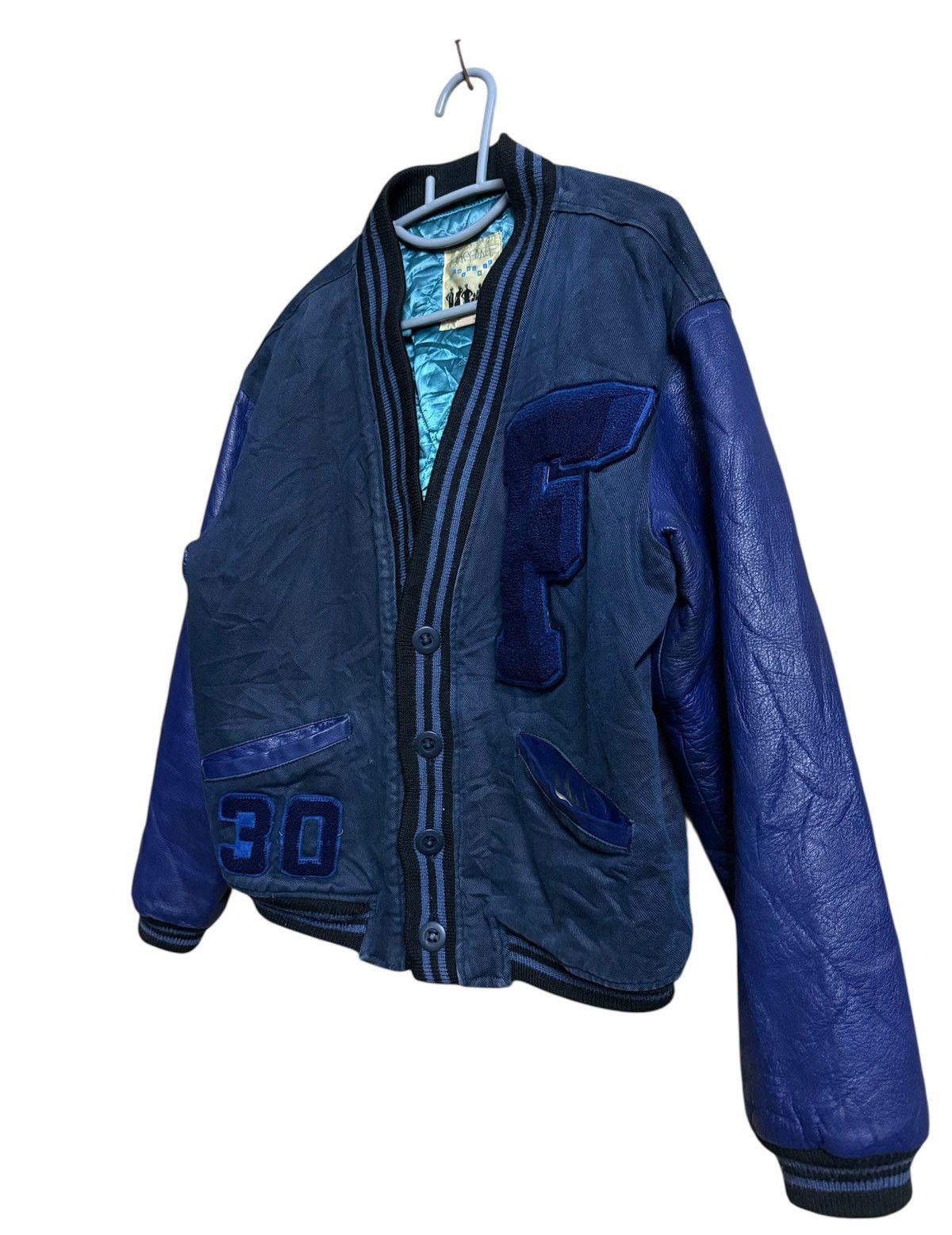 Vintage × Wilsons Leather Vintage Jacket Varcity Leather FANCY BALL Size US M / EU 48-50 / 2 - 3 Thumbnail