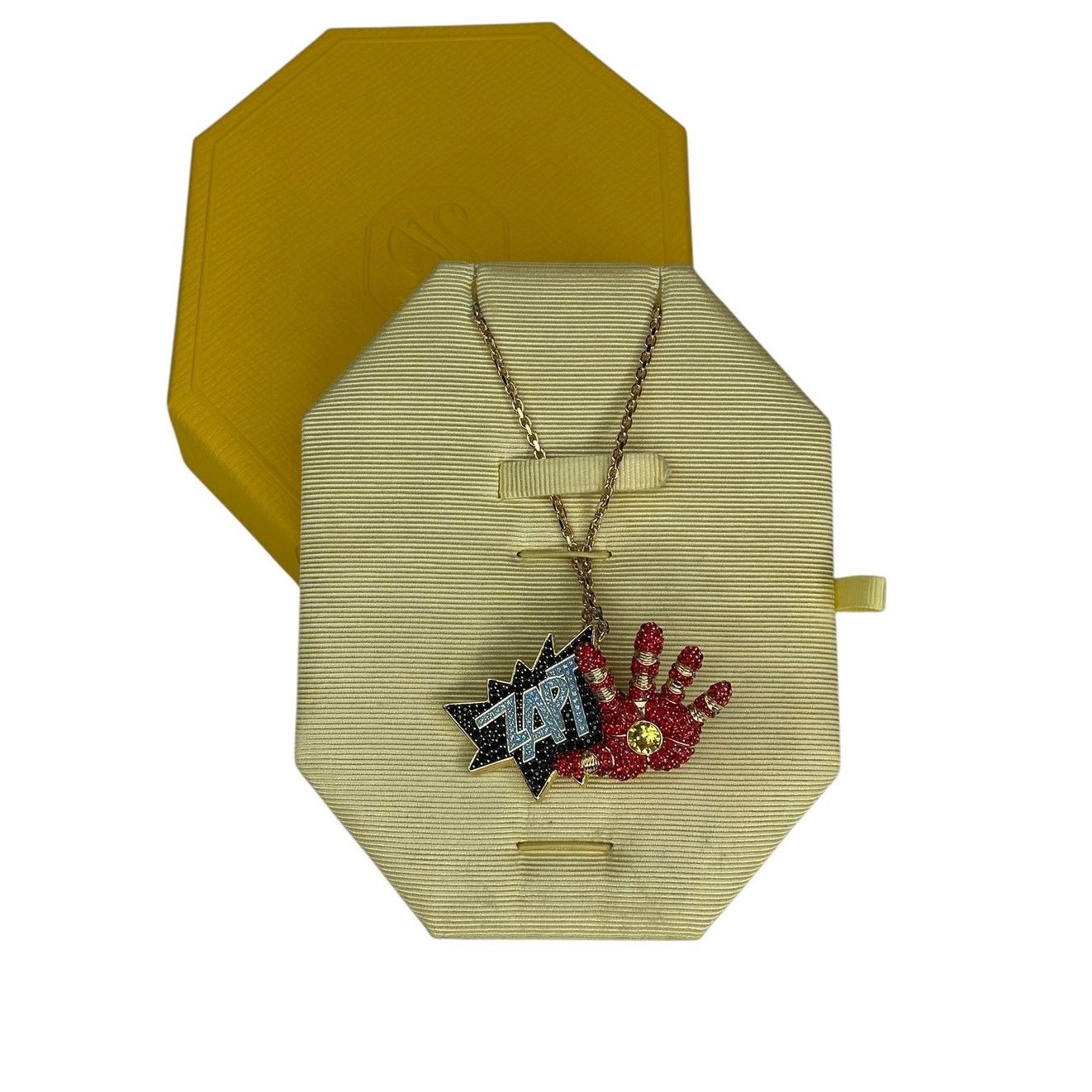Swarovski Swarovski Iron Man Marvel Necklace Pendant brooch Unisex Size ONE SIZE - 1 Thumbnail