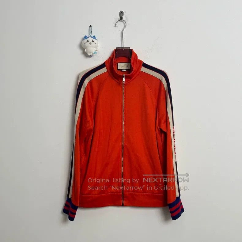 Gucci Gucci Side logo zipper sports orange jacket Size US M / EU 48-50 / 2 - 1 Thumbnail