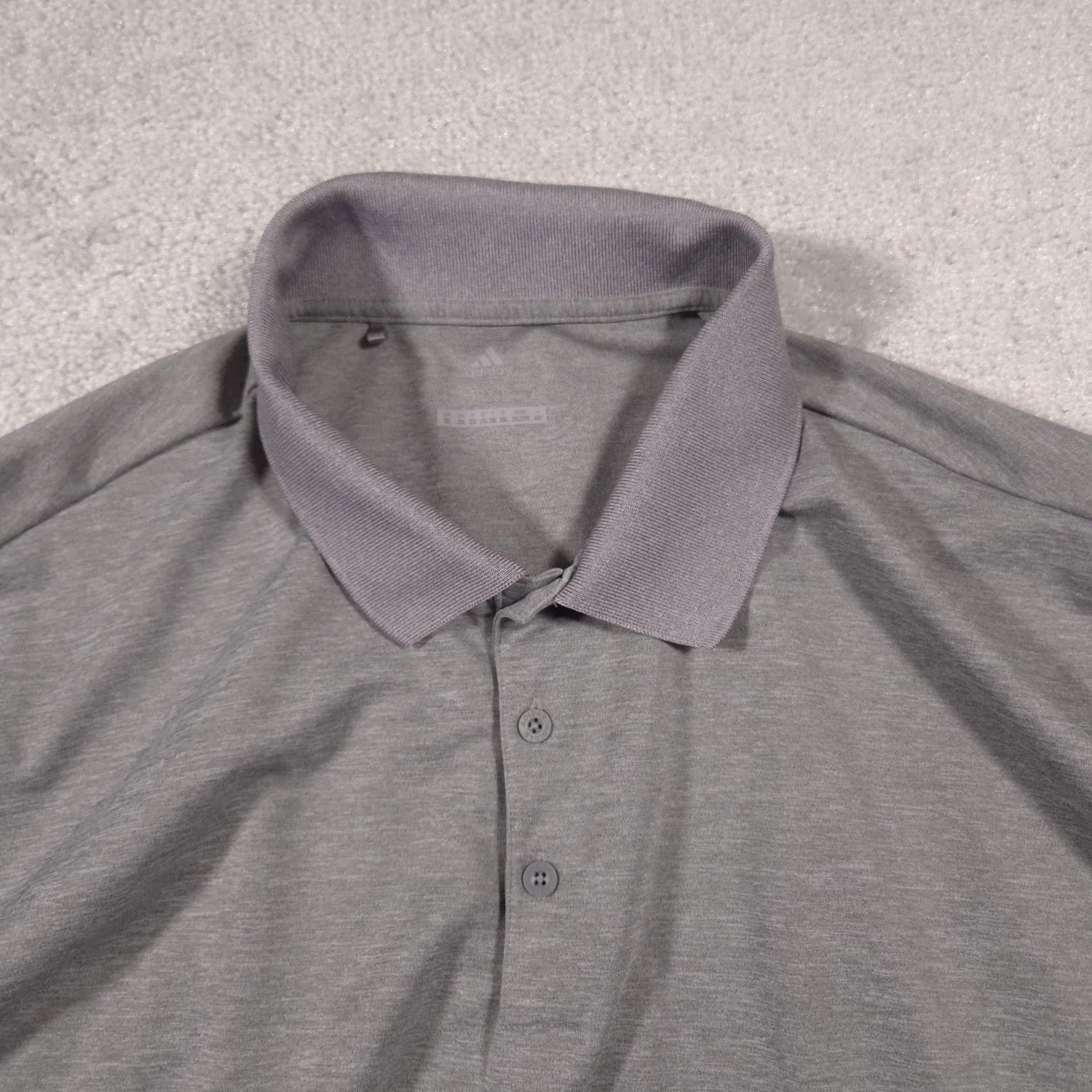 Adidas Adidas Polo Shirt Mens 2XL Gray Golf Performance Lightweight Top Size US XXL / EU 58 / 5 - 3 Thumbnail