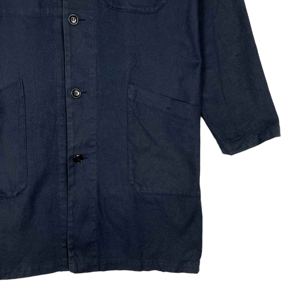 CABANE de ZUCCa × Issey Miyake × Zucca 🔥 ZUCCA TRAVAIL ISSEY MIYAKE INDIGO CHORE JACKET Size US S / EU 44-46 / 1 - 5 Thumbnail