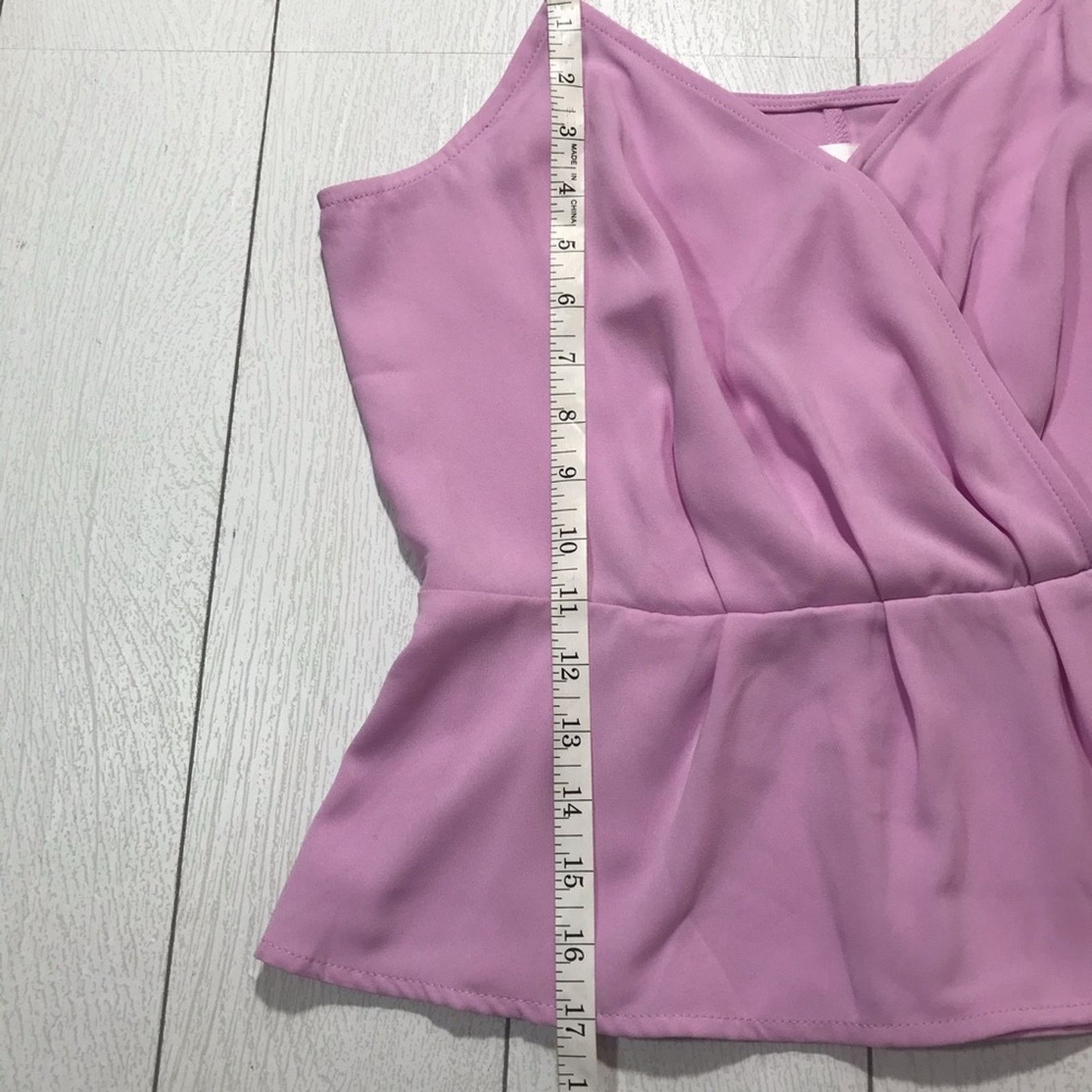 Other Leith Lavender Faux Wrap Camisole Top Medium NWT Size M / US 6-8 / IT 42-44 - 5 Thumbnail