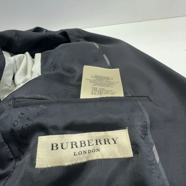 Burberry Burberry Slim Fit Solid V-Neck Blazer-2507