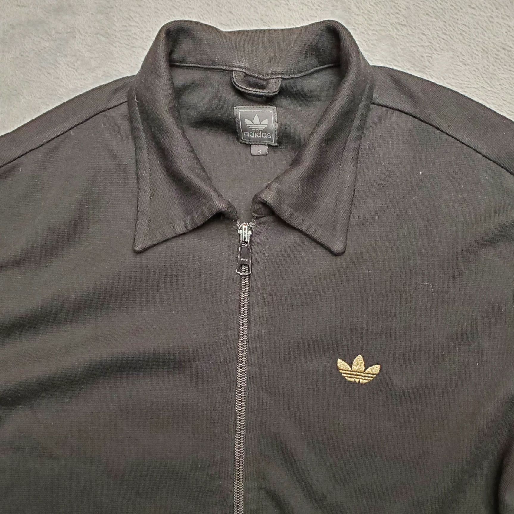 Adidas VINTAGE adidas Jacket Mens M Black Wool Blend Full Zip Outdoors Casual Size US M / EU 48-50 / 2 - 2 Thumbnail