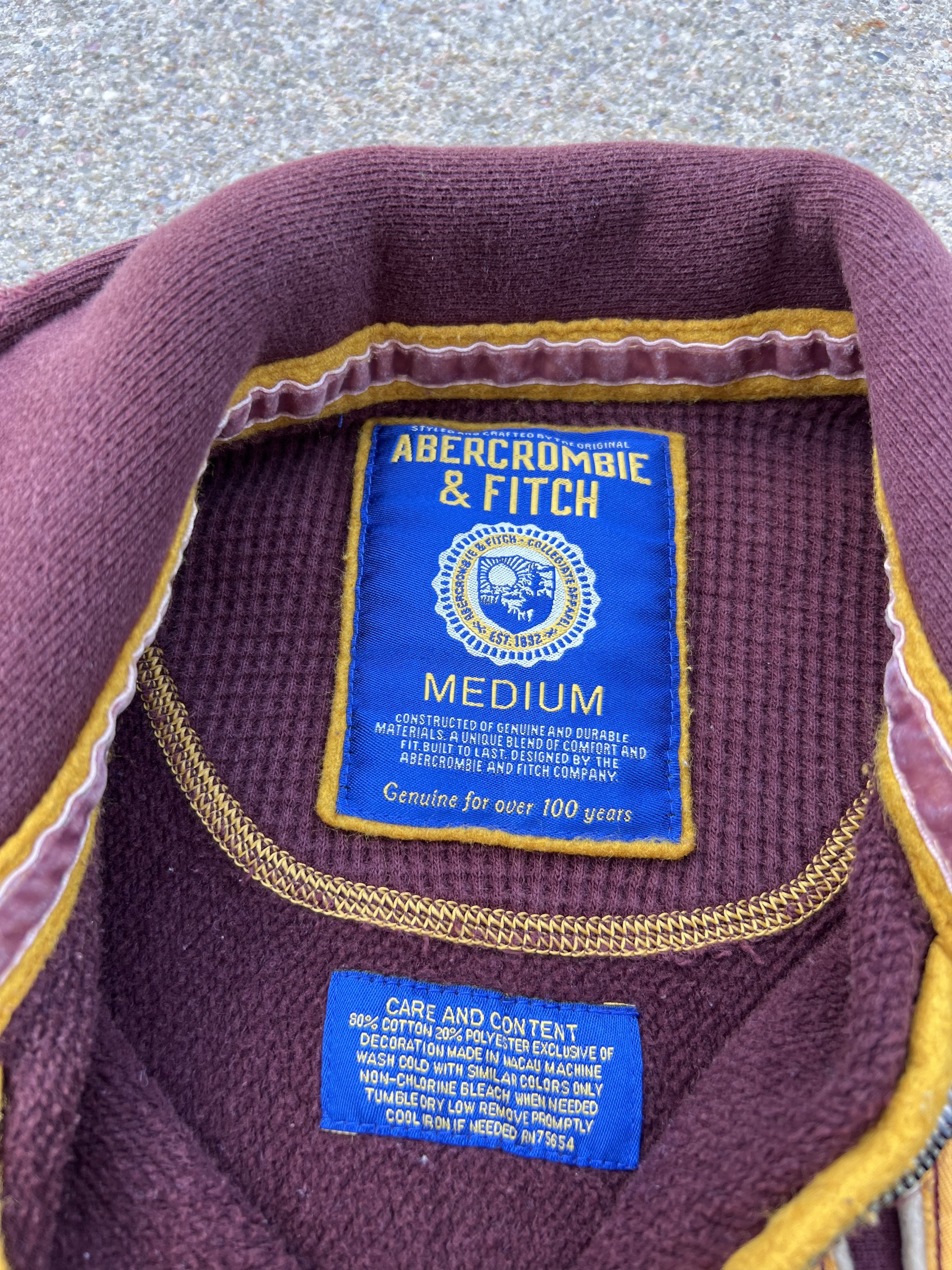 Vintage Y2K Abercrombie & Fitch Half Zip Sweatshirt Size US M / EU 48-50 / 2 - 4 Thumbnail