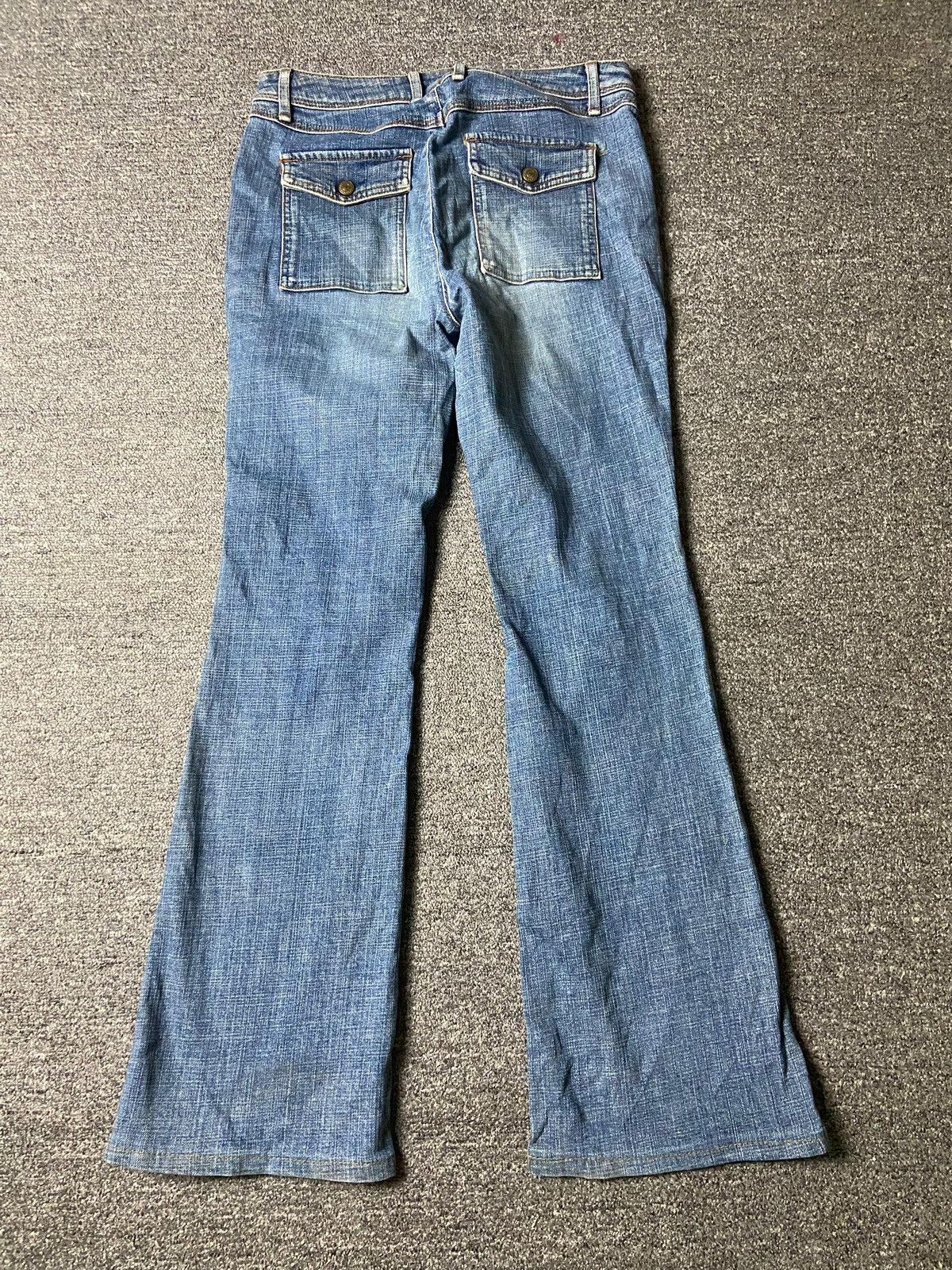 Japanese Brand Brappers Brand Flare Denim Jeans (153) Size 29" - 2 Thumbnail