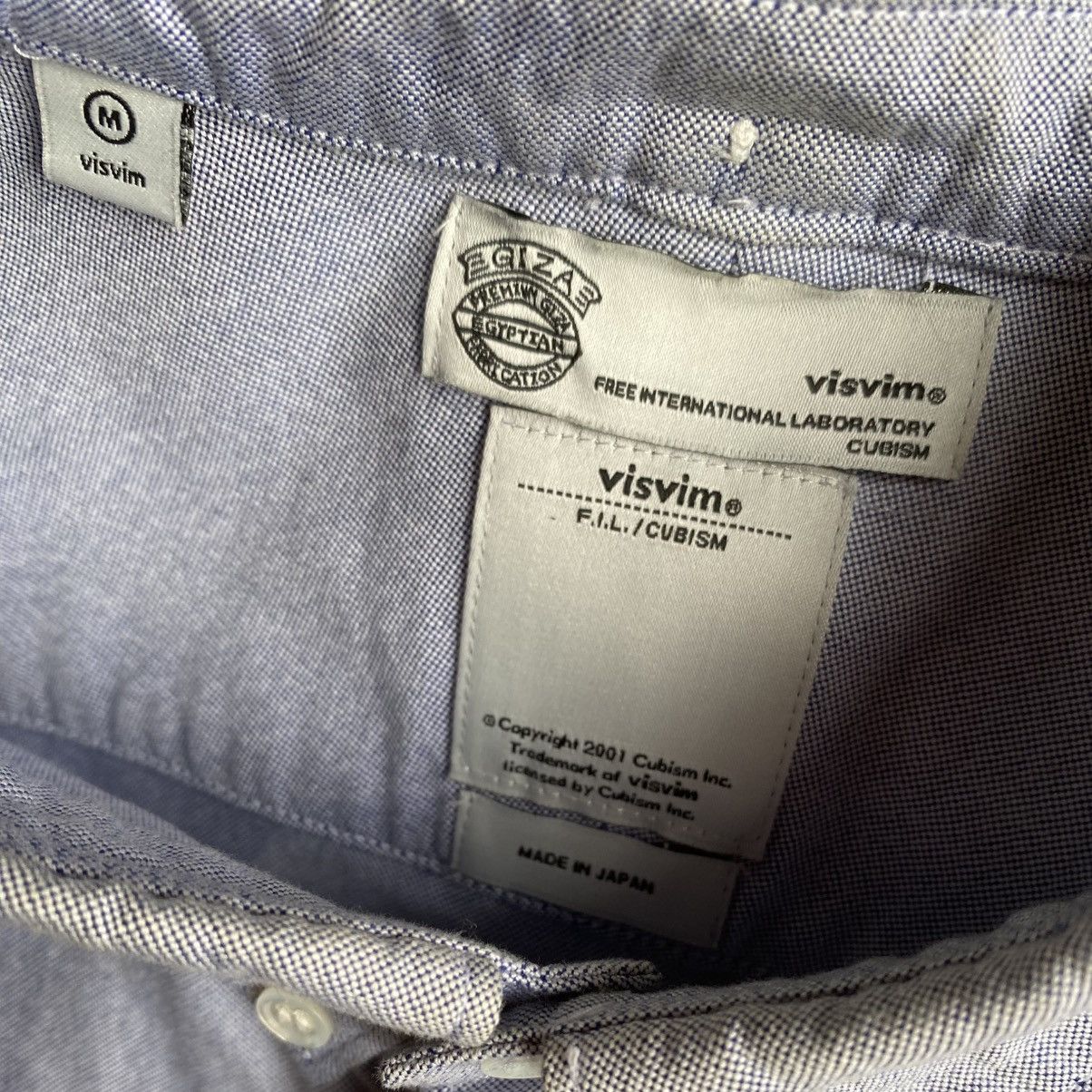 Visvim Blue Oxford Shirt With Circle Pocket Size US M / EU 48-50 / 2 - 5 Thumbnail