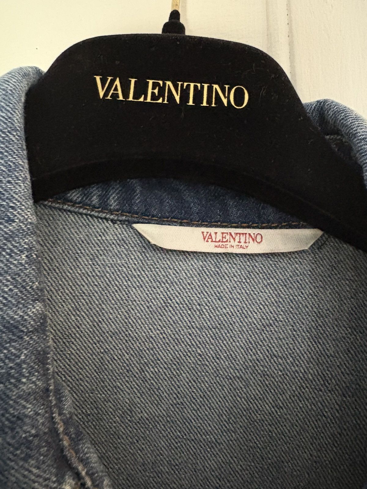 Valentino Valentino Denim Jacket Size US XL / EU 56 / 4 - 5 Thumbnail