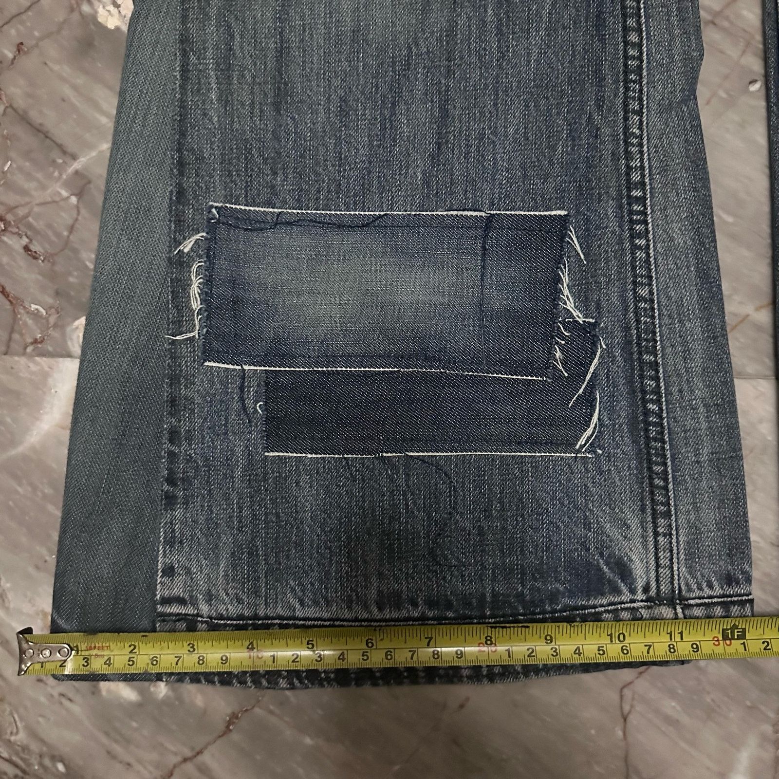 Diesel vintage y2k Diesel patch work custom flare wide leg jeans Size US 33 - 5 Thumbnail