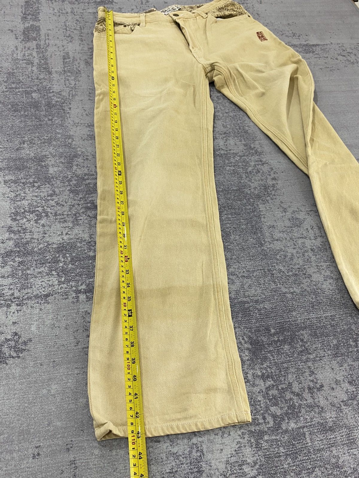 Karakuri Tamashii buckle back karakuri paint & embroidery pant poem harajuku Size US 31 - 14 Thumbnail