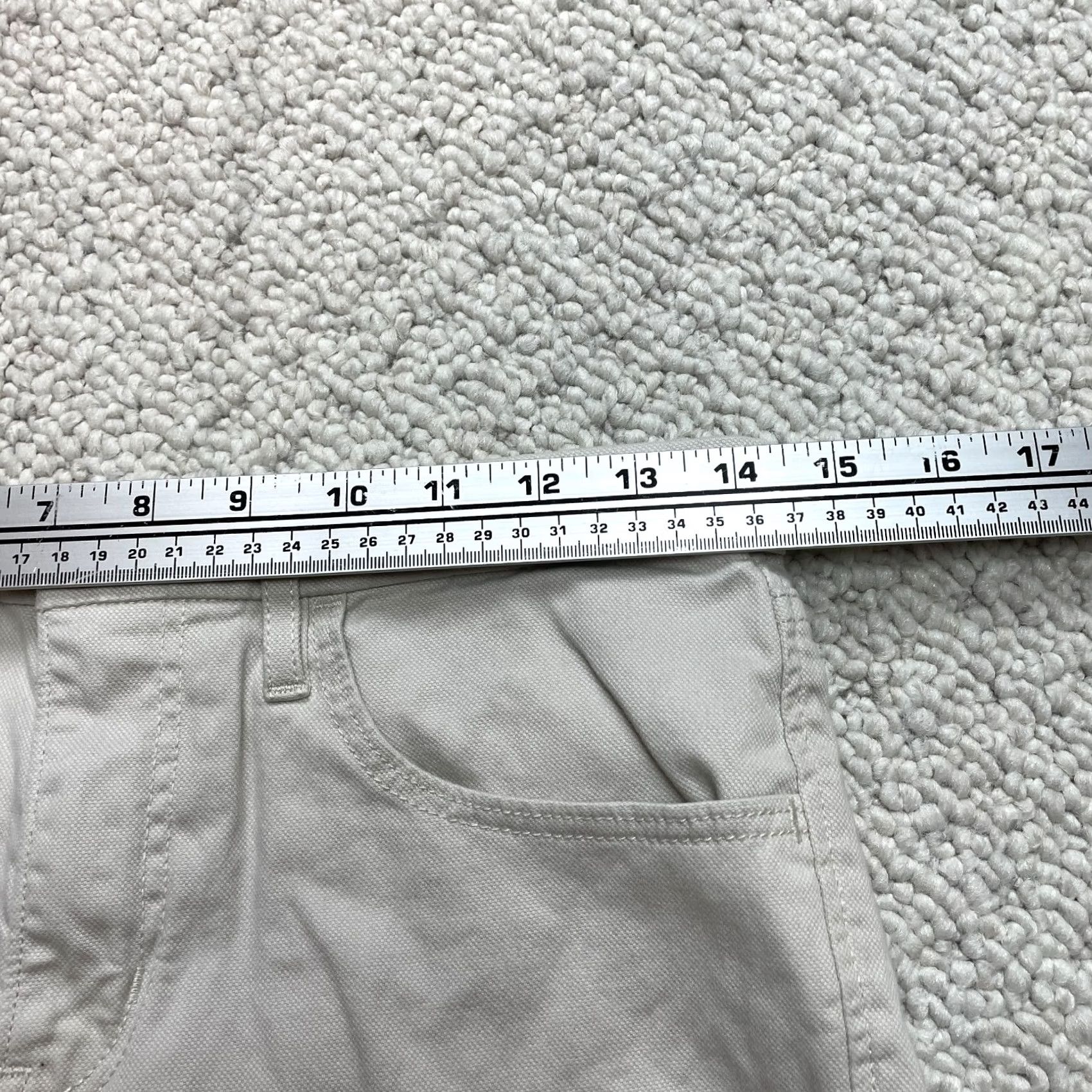 Levi's Levi's Jeans Womens 27 Light Beige Khaki Cropped Cropped Leg 25 In Inseam 27x? No Size 27" / US 4 / IT 40 - 6 Thumbnail