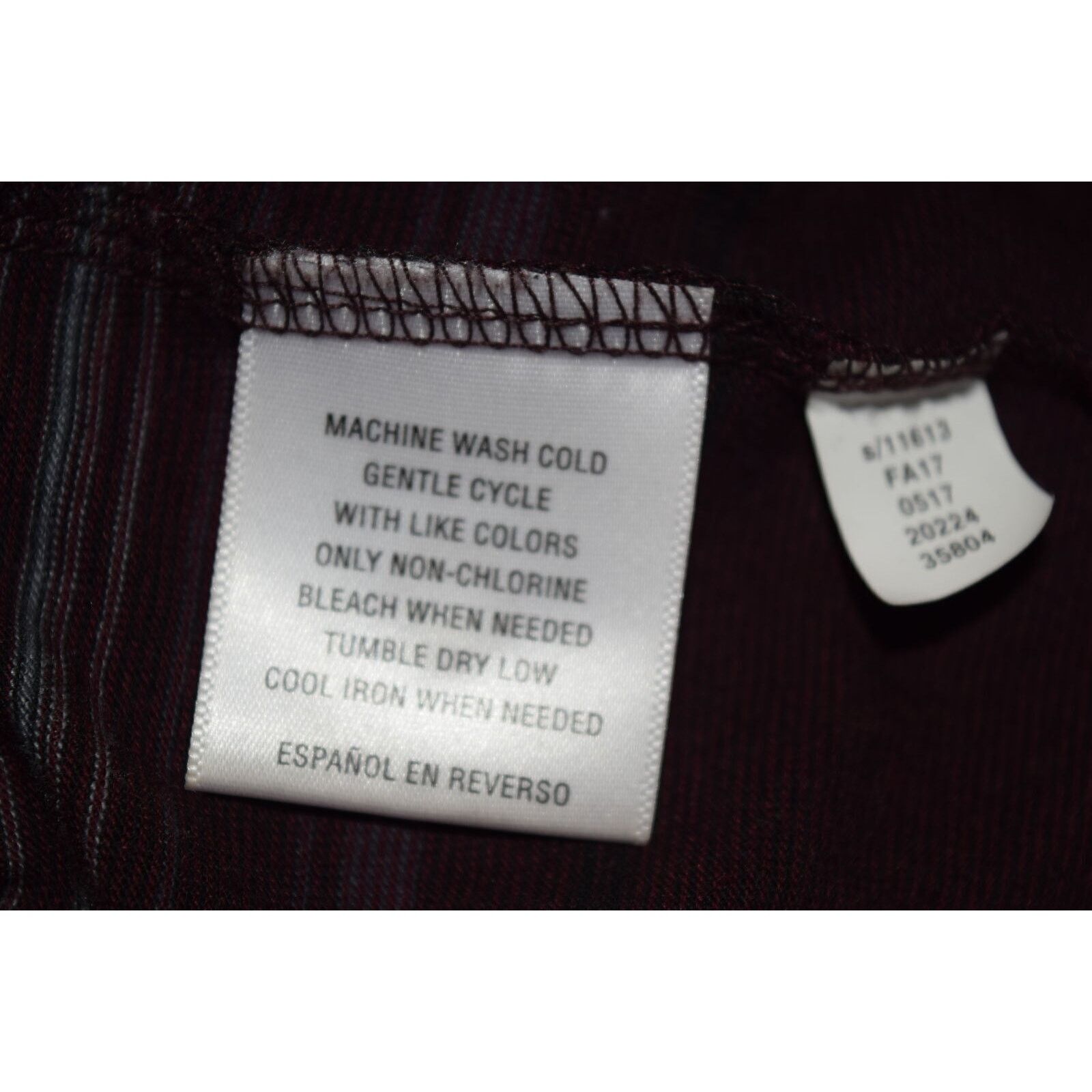 Alfani Alfani Purple/Gray Striped V-Neck Short Sleeve T-Shirt SZ M Size M / US 6-8 / IT 42-44 - 5 Thumbnail