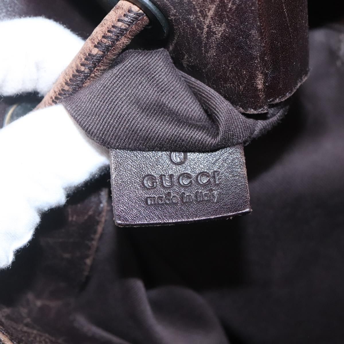 Gucci GUCCI GG Canvas Shoulder Bag Brown Size ONE SIZE - 15 Thumbnail