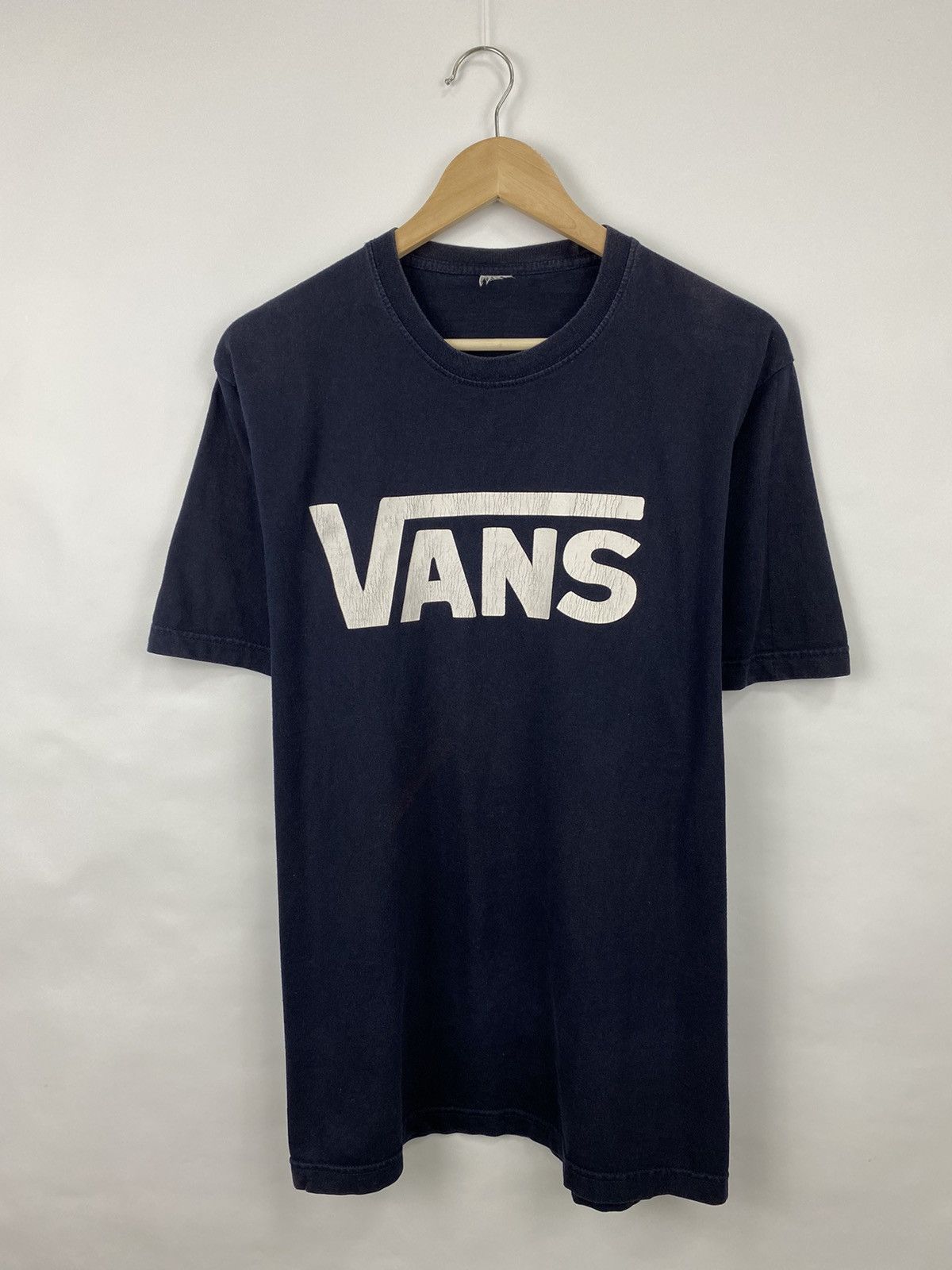 Vans 🇺🇸 Vintage 90s Vans Skateboarding T-Shirt Rare Retro Y2K Size US L / EU 52-54 / 3 - 3 Thumbnail