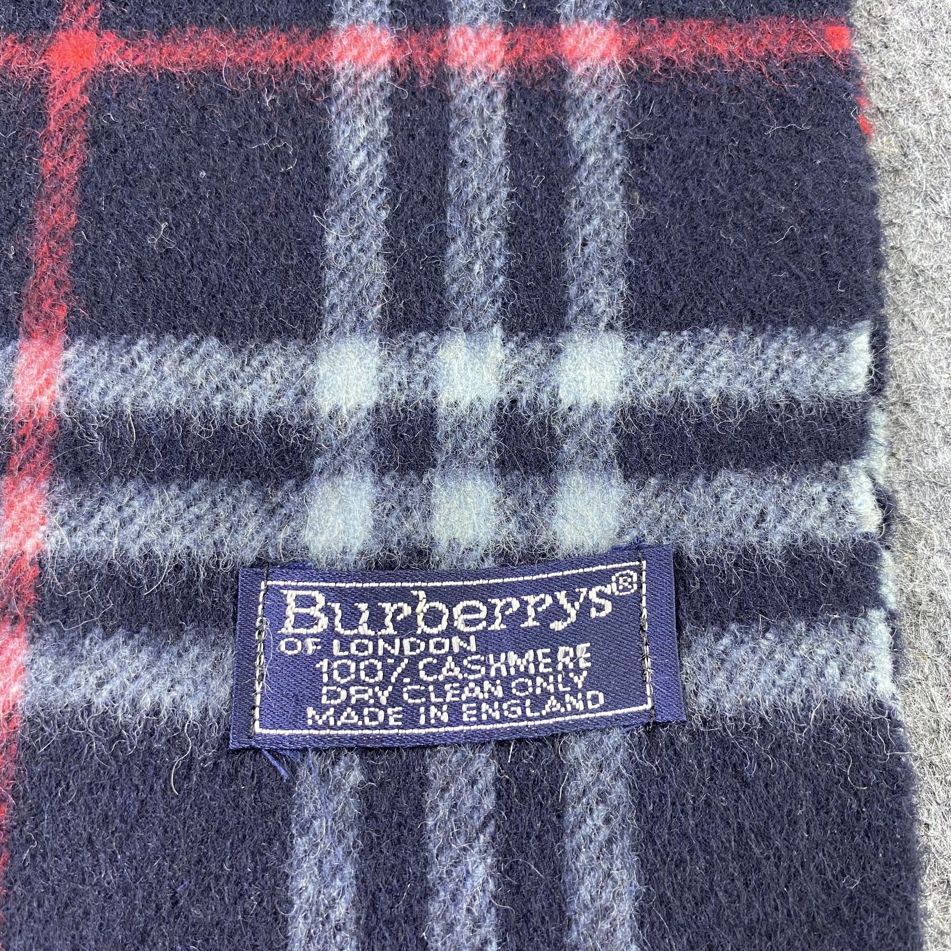 Burberry Vintage Burberry Cashmere Scarf / Muffler / Neckwear-K060 Size ONE SIZE - 5 Thumbnail
