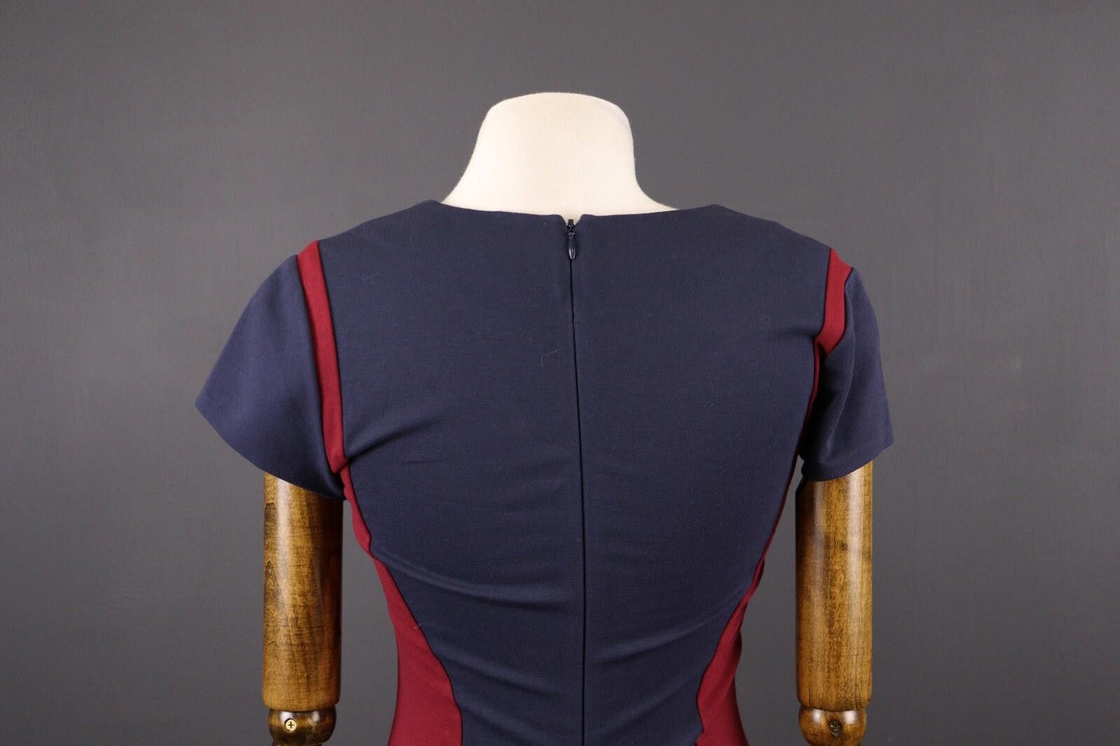 Diane von Furstenberg Diane von Furstenberg Blue Bodycon Midi Dress Size 2 Size XS / US 0-2 / IT 36-38 - 7 Thumbnail