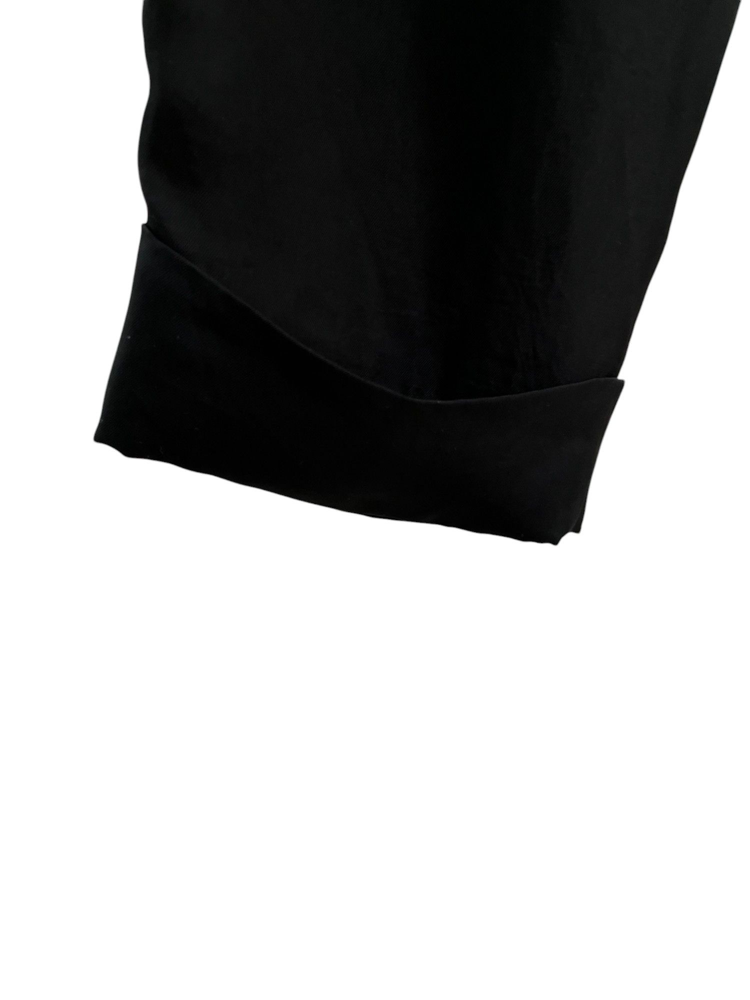 Tom Ford Black Cropped Pants With Double Buckle Waisted Detail Size 25" / US 0 / IT 36 - 5 Thumbnail