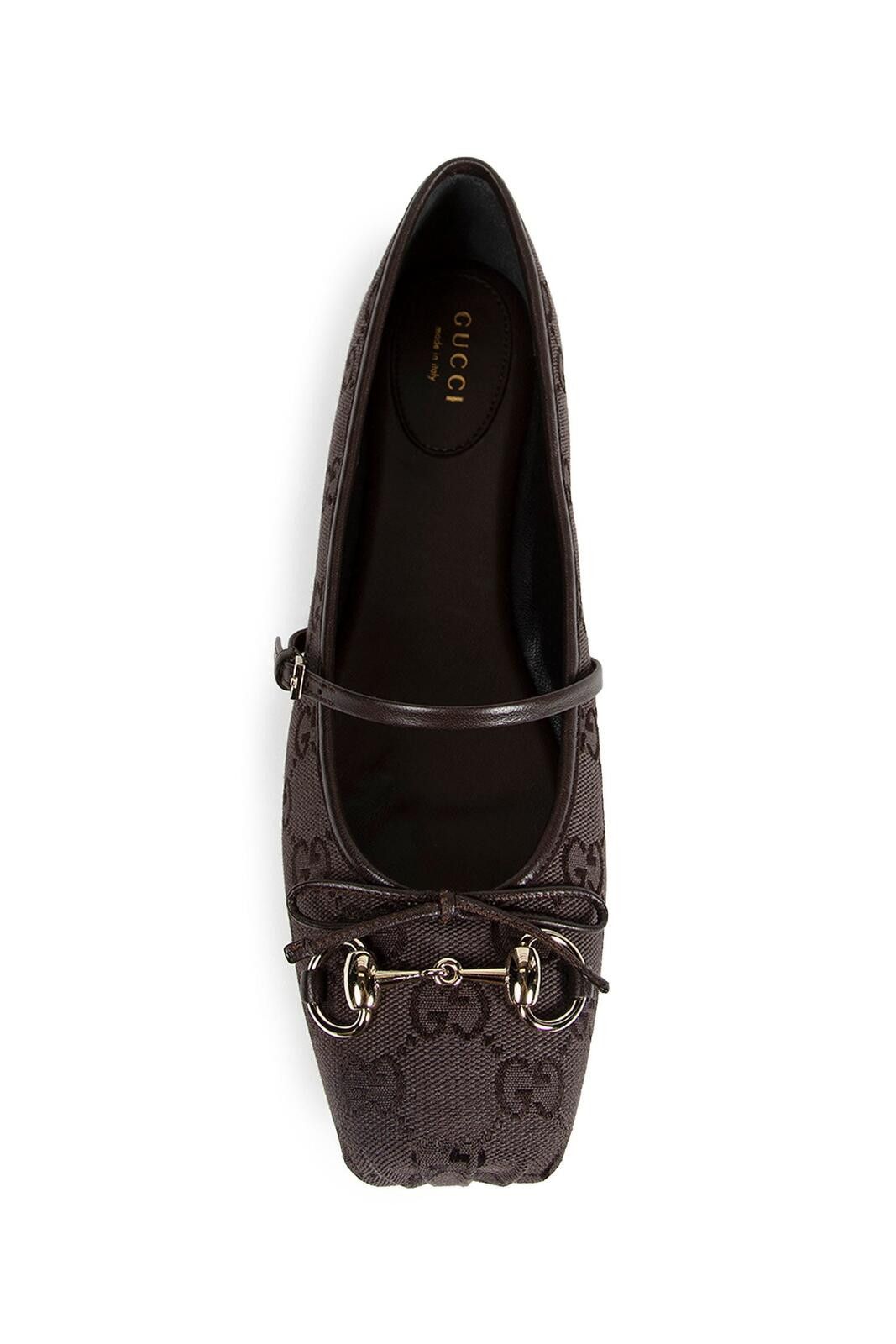 Gucci Gucci Bow Horsebit Tweed Ballet Flat Size ONE SIZE - 2 Thumbnail