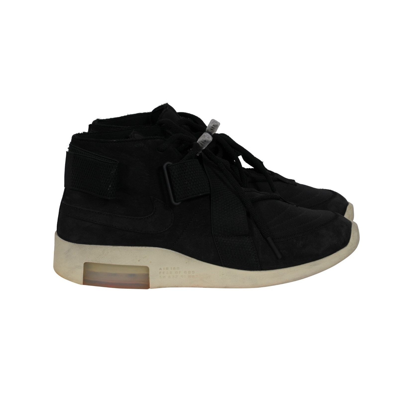 Fear of God × Nike Air Fear of God Raid Mid Tops Black White -02334 Size US 11 / EU 44 - 8 Thumbnail