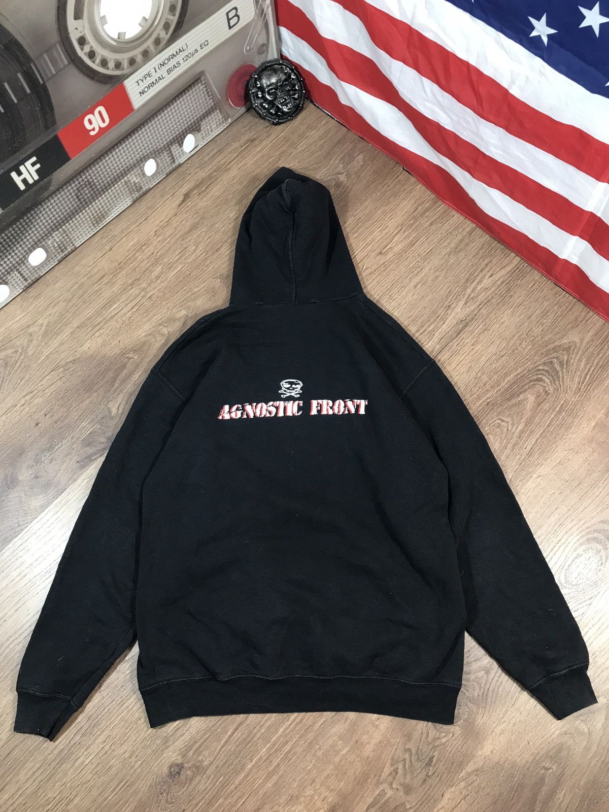 Band Tees × Vintage Agnostic Front Vintage Rare Hoodie Size US XL / EU 56 / 4 - 8 Thumbnail