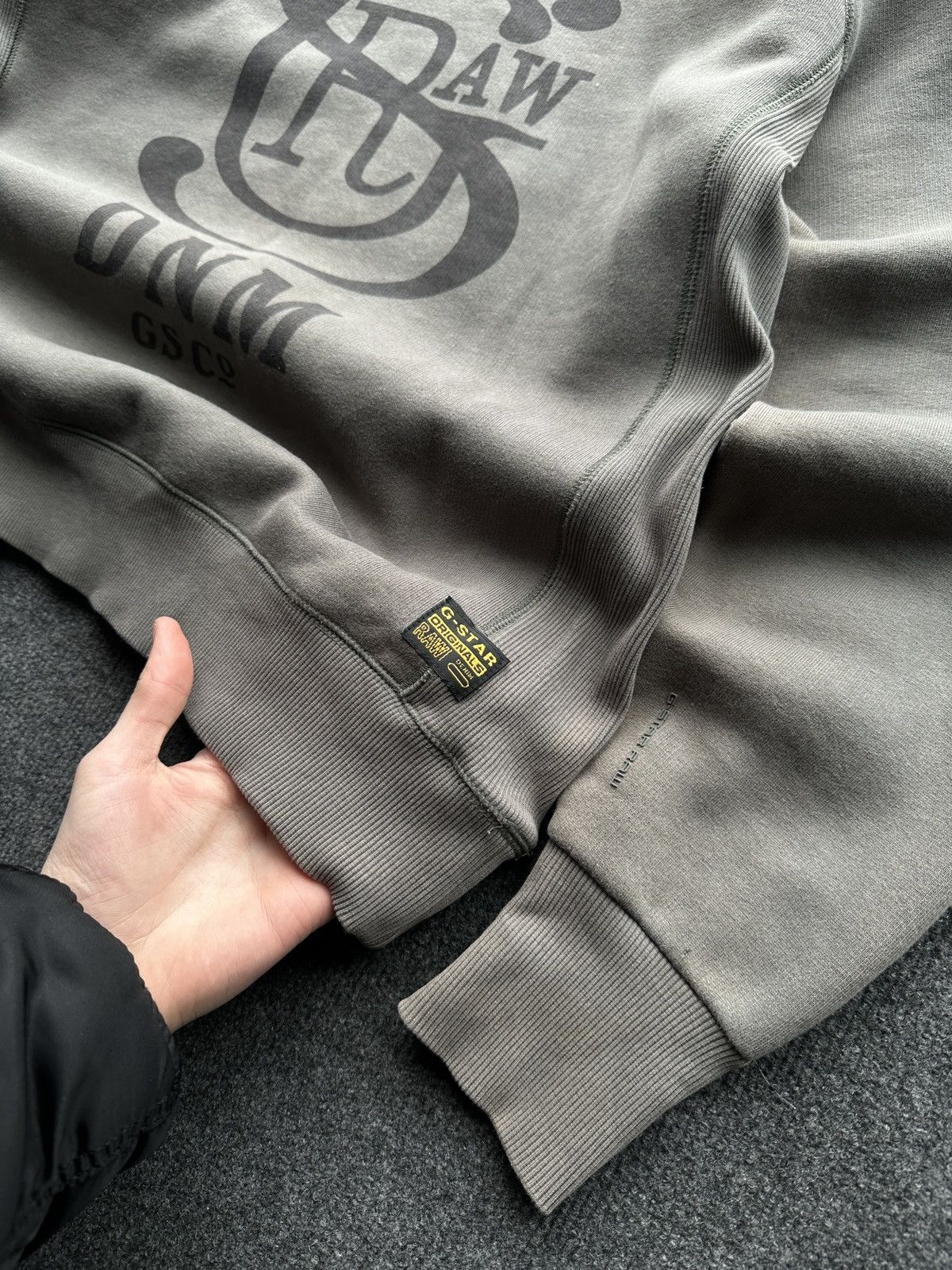 G-Star 🚨VINTAGE BIG LOGO G STAR RAW SWEATSHIRT RARE Size US XL / EU 56 / 4 - 3 Thumbnail