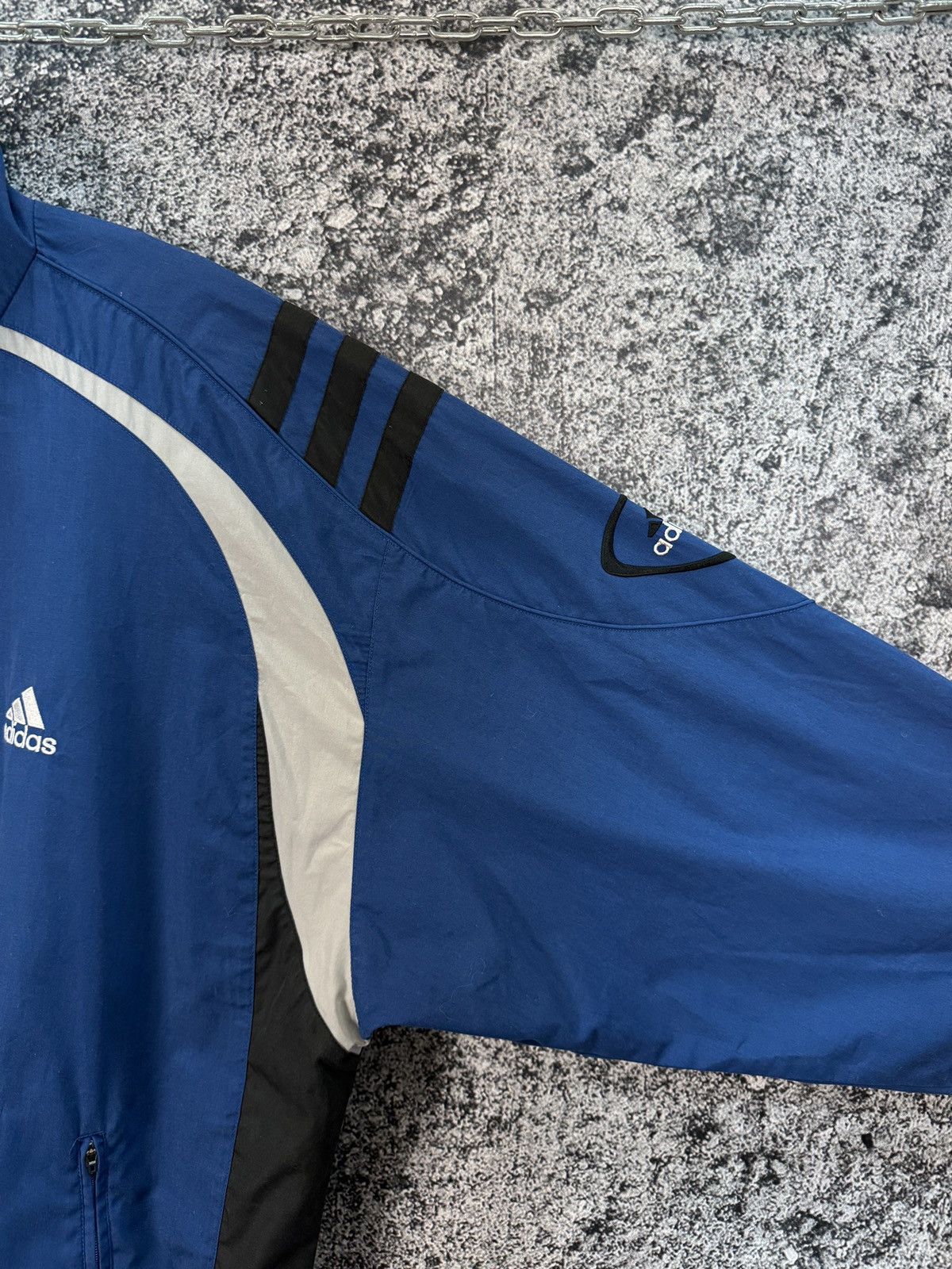 Adidas Men’s Adidas Vintage 90s Full Zip Track Jacket Size XL Size US XL / EU 56 / 4 - 8 Thumbnail