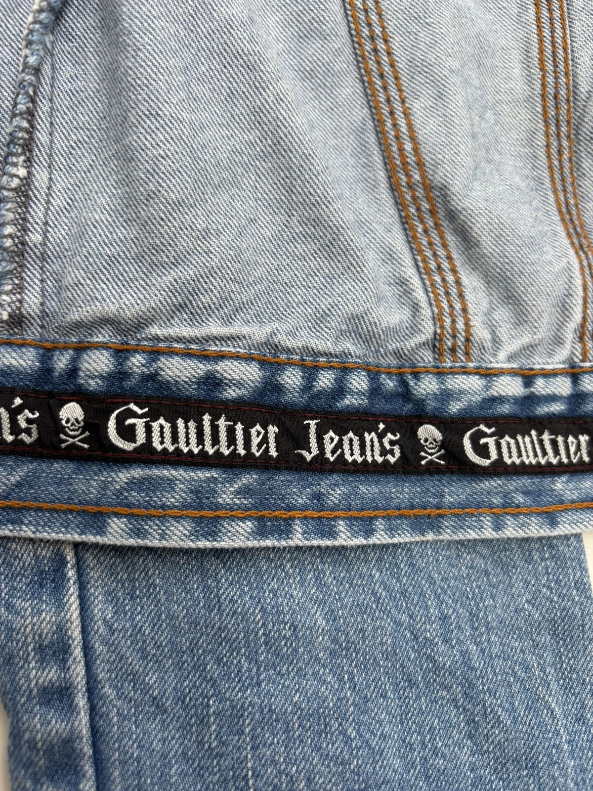 Jean Paul Gaultier 1990s Crop Trucker Denim Jacket Size US S / EU 44-46 / 1 - 12 Thumbnail