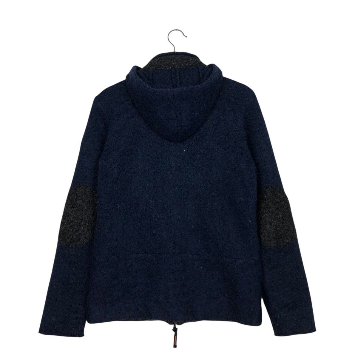 Blue Blue Japan 📌Vintage Wool Jacket Heart Peace & Love Indigo Biker Style Size US M / EU 48-50 / 2 - 9 Thumbnail