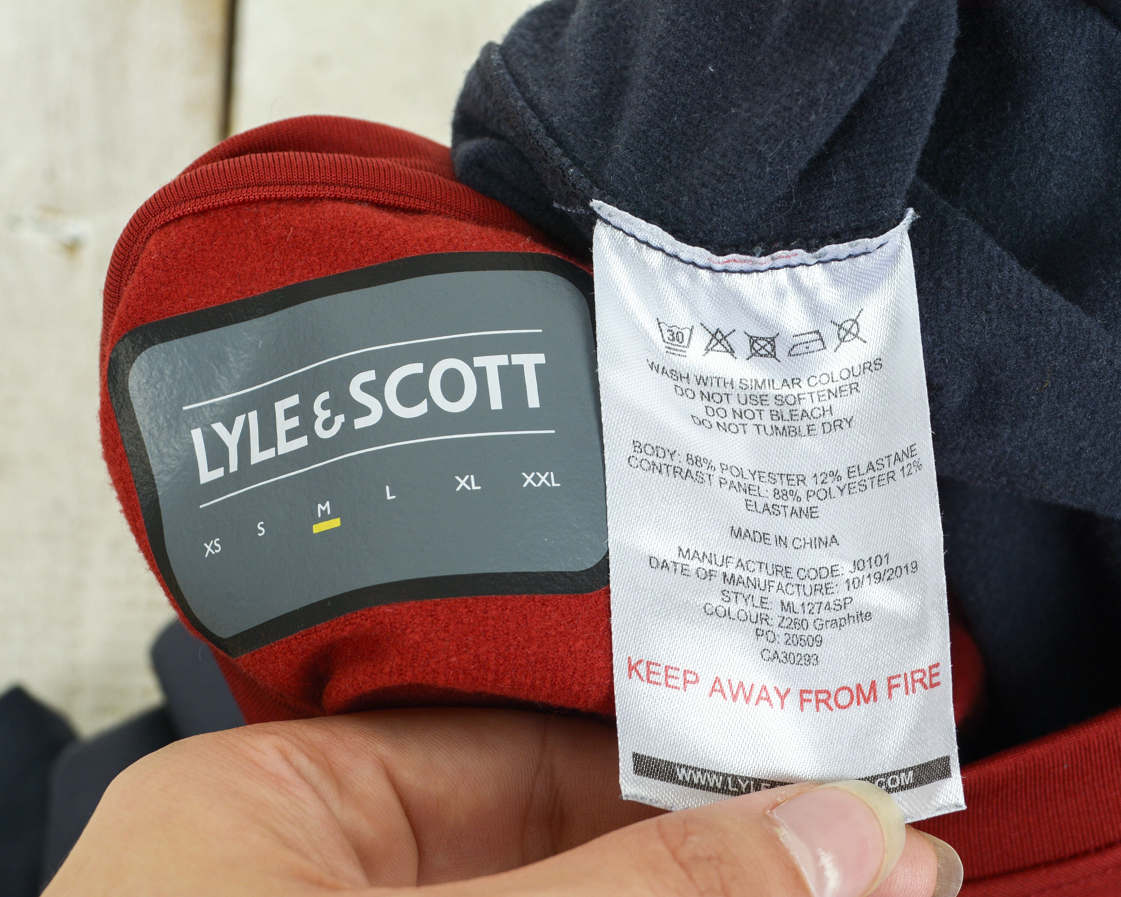 Lyle & Scott M Sweatshirt Crew Neck Sweater Pullover Jumper Size US M / EU 48-50 / 2 - 2 Thumbnail