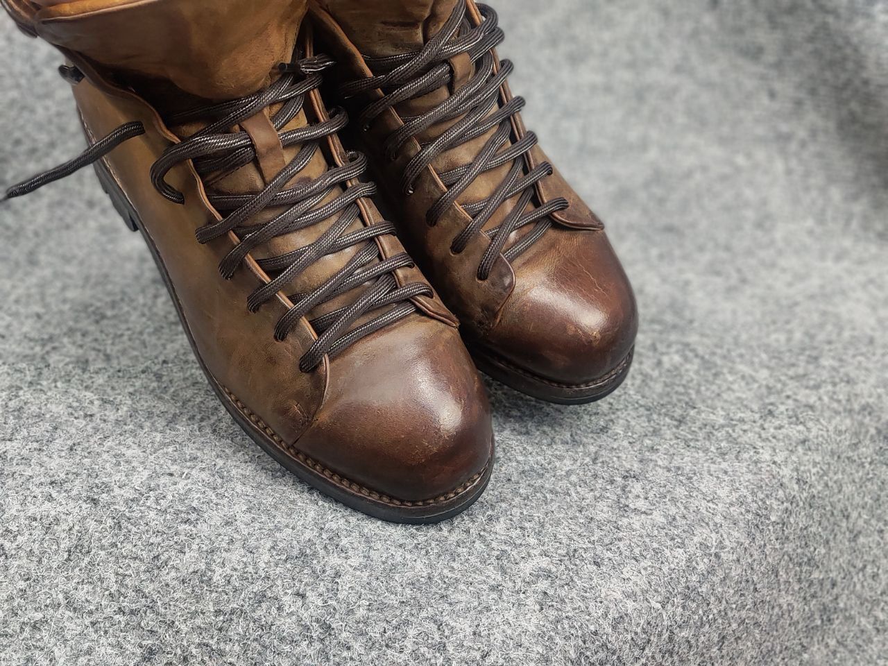Other Lemargo handmade leather shoes lace Combat Boots Carol MA+ Size US 10 / IT 40 - 17 Thumbnail