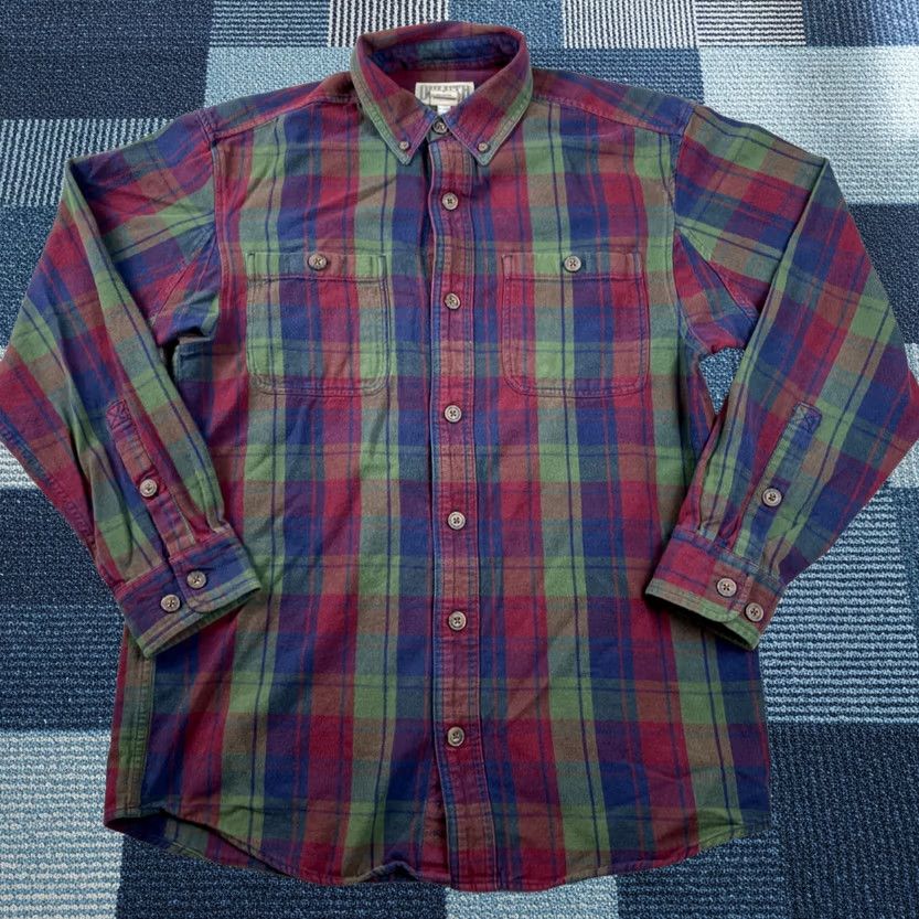 Vintage Duluth Shirt Mens Small Plaid Flannel Button-Down Long Sleeve Outdoors Red Cotton Button Pocket Shirt Size US S / EU 44-46 / 1 - 1 Thumbnail