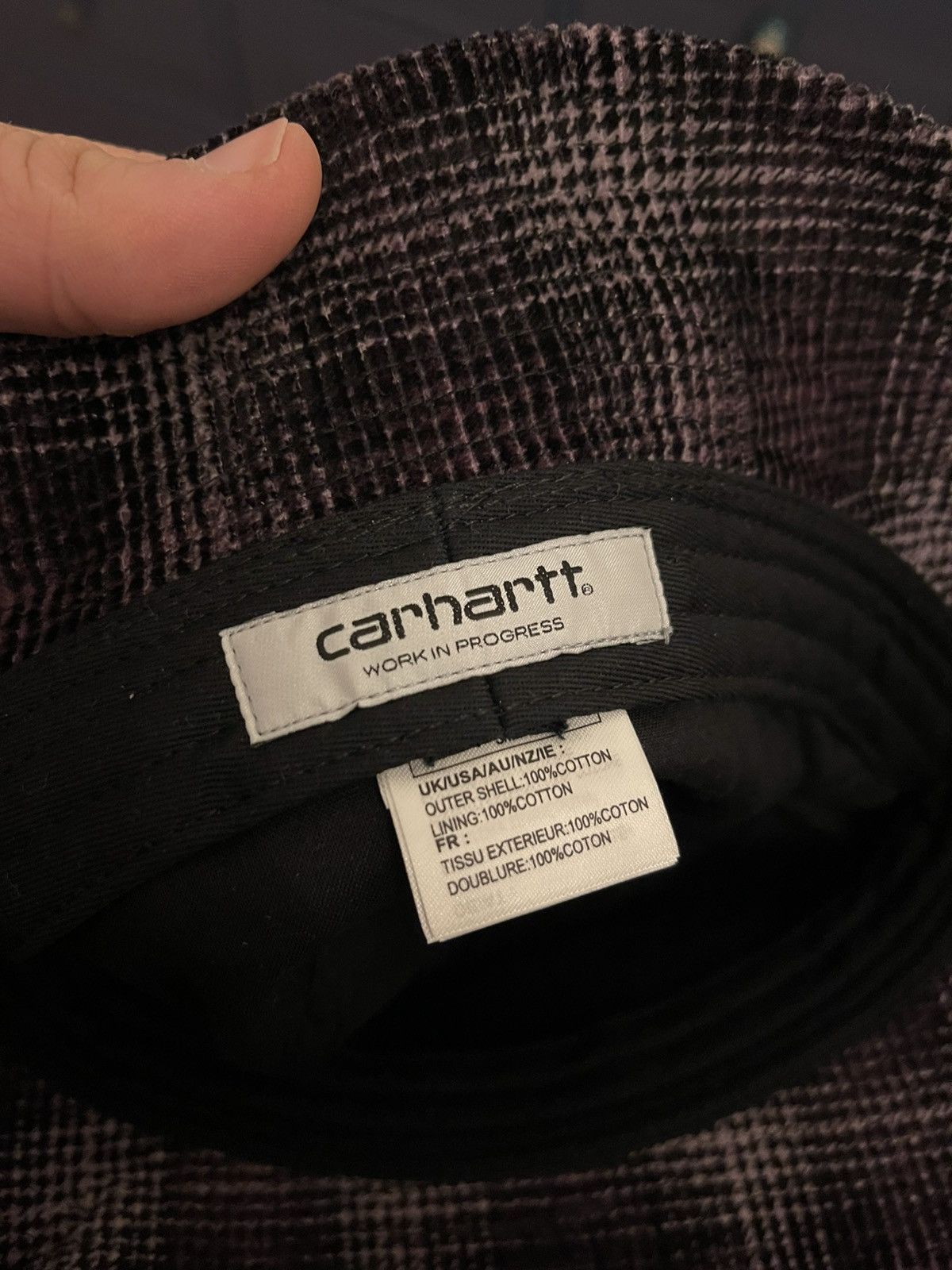 Carhartt × Carhartt Wip Carhartt Cord Bucket Hat Size S/M new !!! Size ONE SIZE - 3 Thumbnail